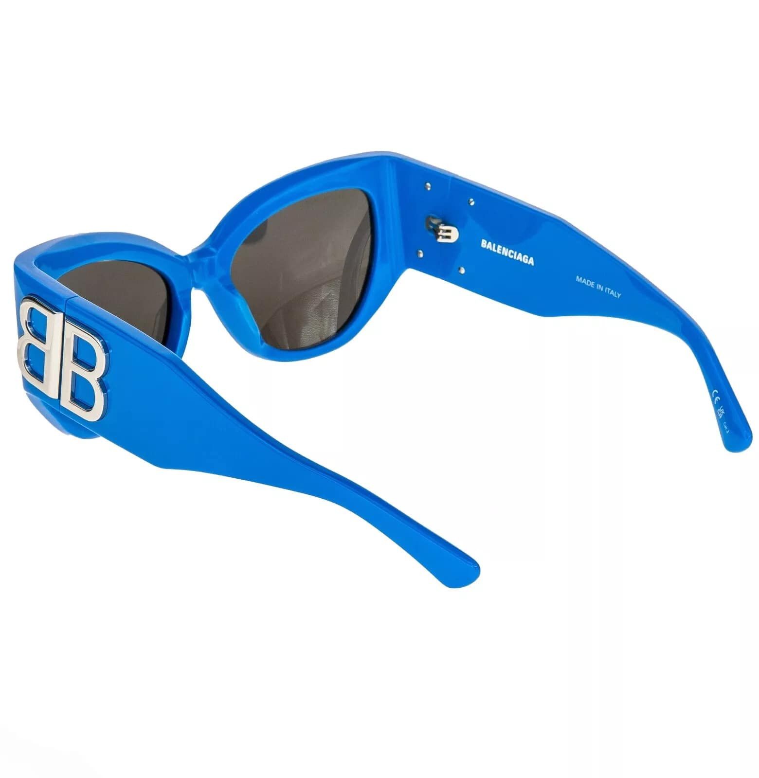 Balenciaga BALENCIAGA BOSSY Cat 0322 Blue Fashion Sunglass BB0322S 006 Size ONE SIZE - 3 Thumbnail