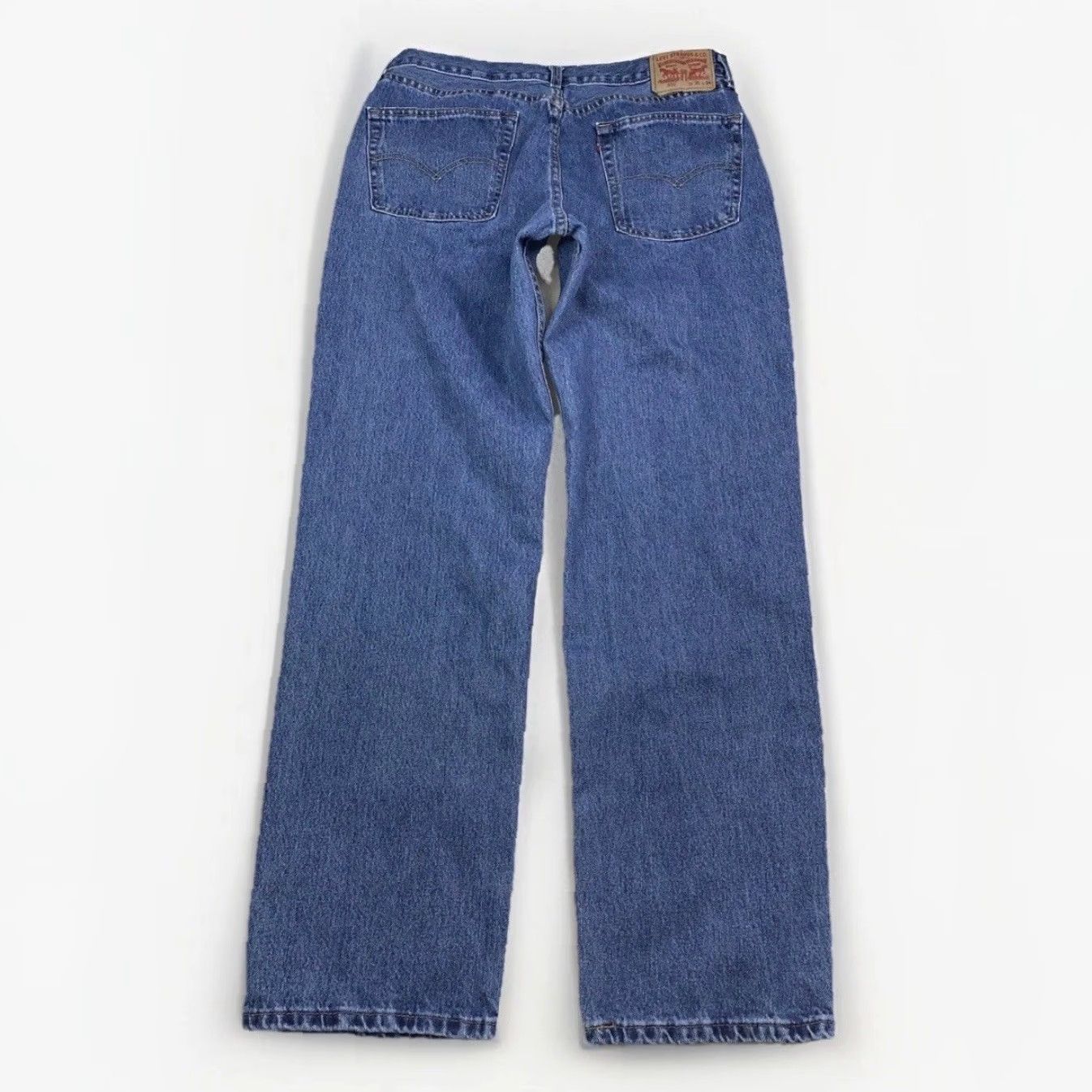 Levi's VINTAGE Levi’s 550 Relaxed Straight Leg Men’s Blue Denim Jeans 36x34-12773 Size US 36 / EU 52 - 4 Thumbnail
