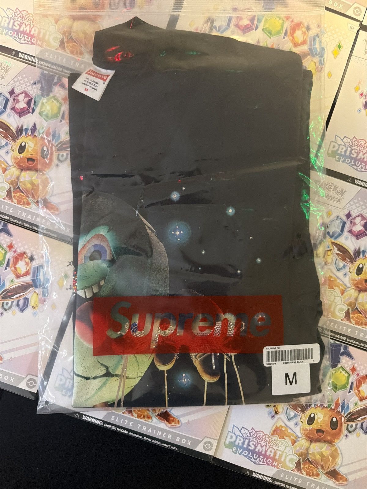 Supreme Supreme salem s/s top black medium Size US M / EU 48-50 / 2 - 4 Thumbnail