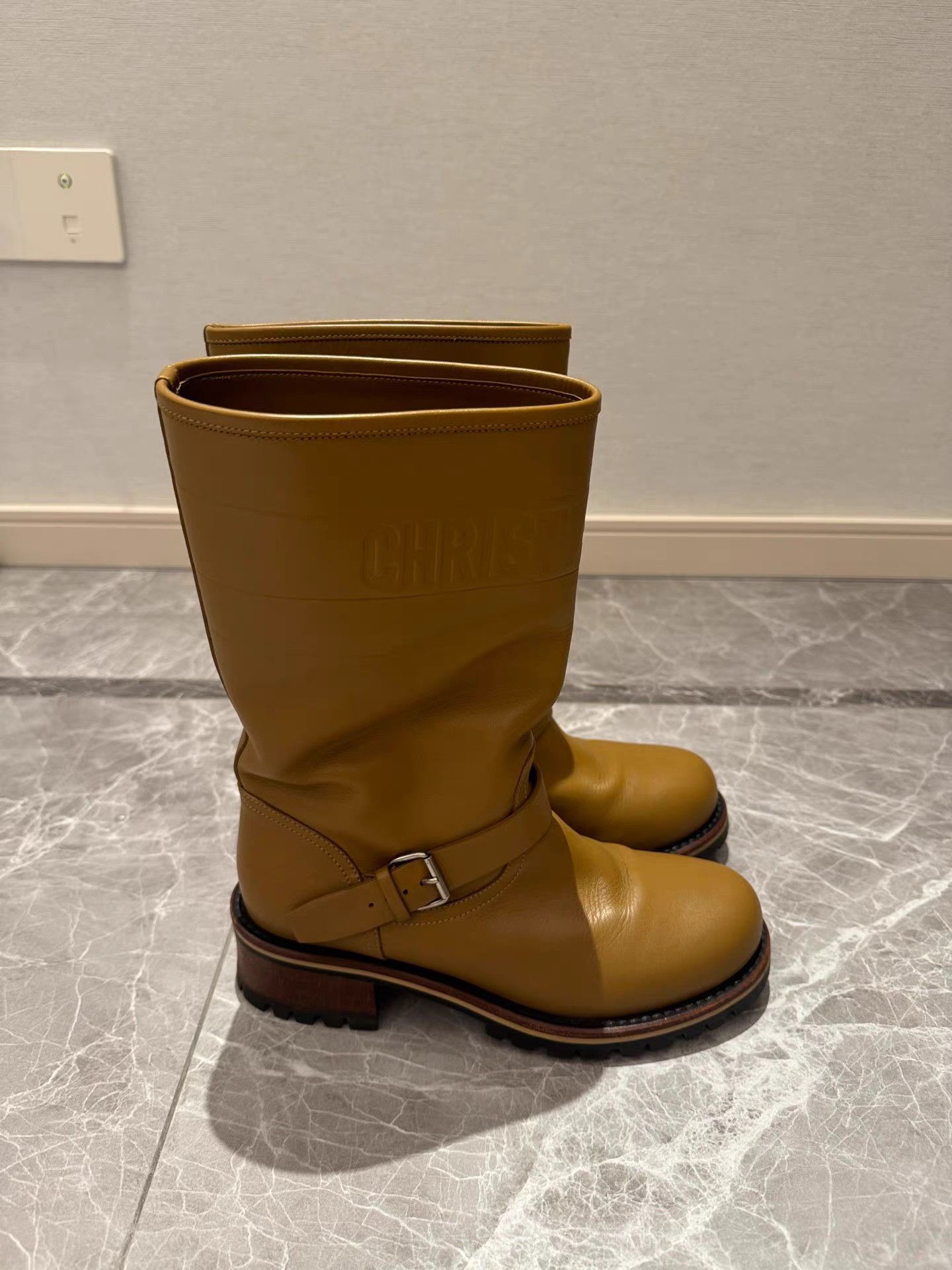 Dior Dior Soft Calfskin Mid-Calf Boots K6 Size US 7.5 / IT 37.5 - 1 Thumbnail