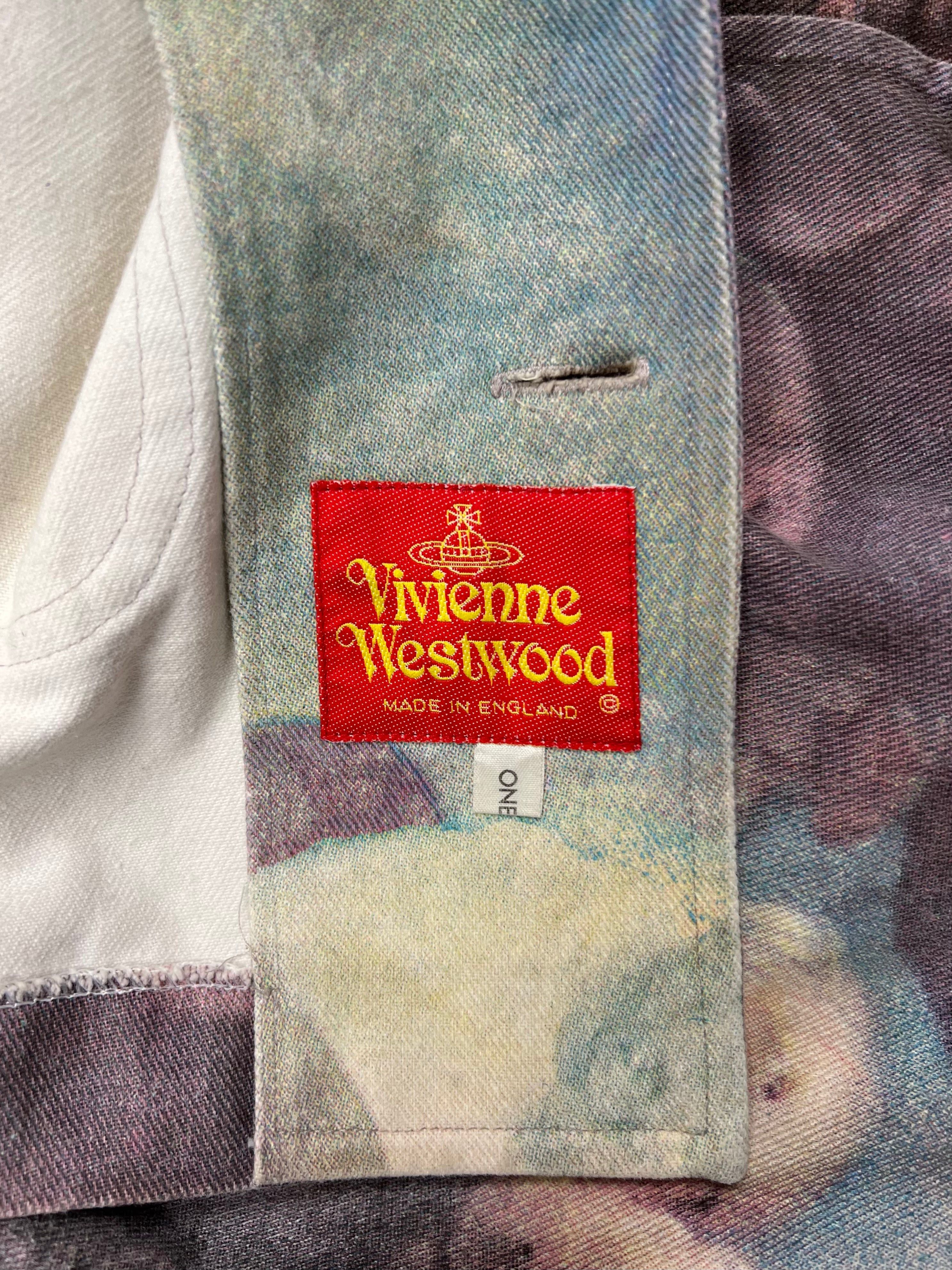 Vivienne Westwood AW1991 Vivienne Westwood ‘Swarm Of Cupids’ Belted Denim Chore Coat Size US L / EU 52-54 / 3 - 4 Thumbnail