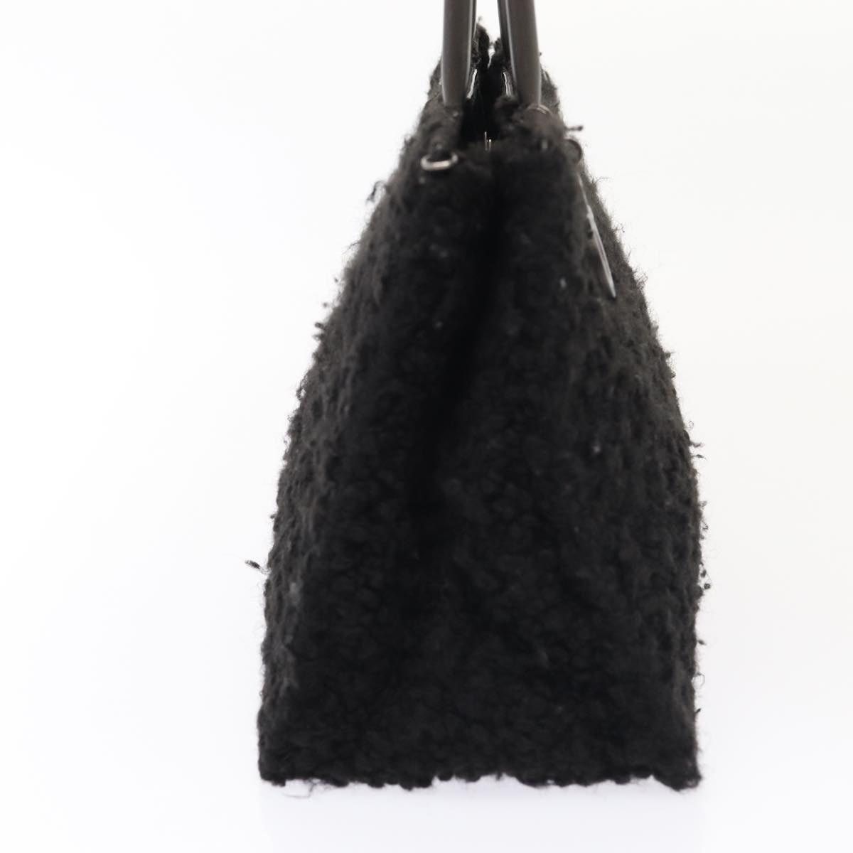 Salvatore Ferragamo Salvatore Ferragamo Gancini Hand Bag Mouton Black Size ONE SIZE - 4 Thumbnail