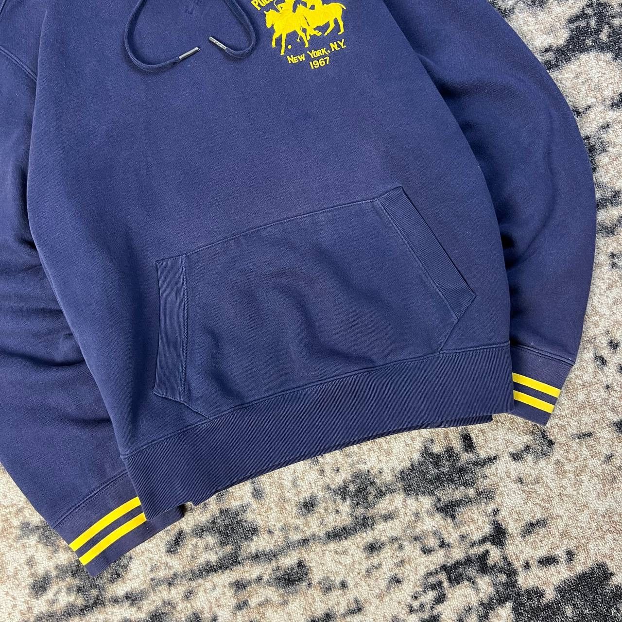 Polo Ralph Lauren Polo Ralph Lauren Big Logo Luxury Vintage Y2K Hoodie Size US XL / EU 56 / 4 - 4 Thumbnail