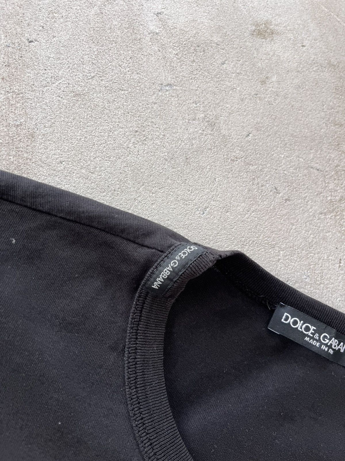 Dolce & Gabbana Vintage Dolce Gabbana Black Tshirt Luxury Basic Tee Minimal Size US L / EU 52-54 / 3 - 8 Thumbnail