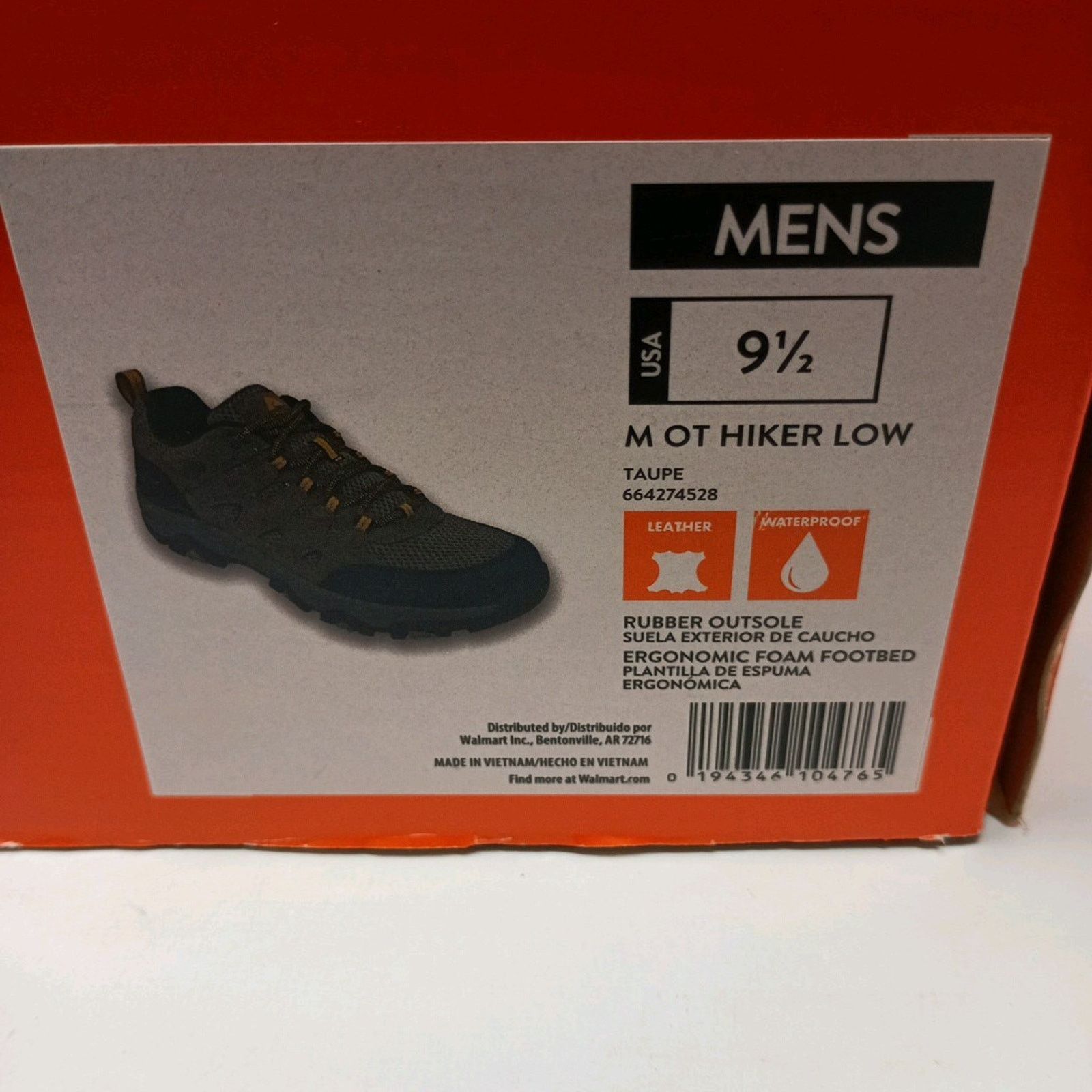 Other Ozark Trail Men's Hiking Shoes Size 9.5 Taupe Leather Size US 9.5 / EU 42-43 - 8 Thumbnail