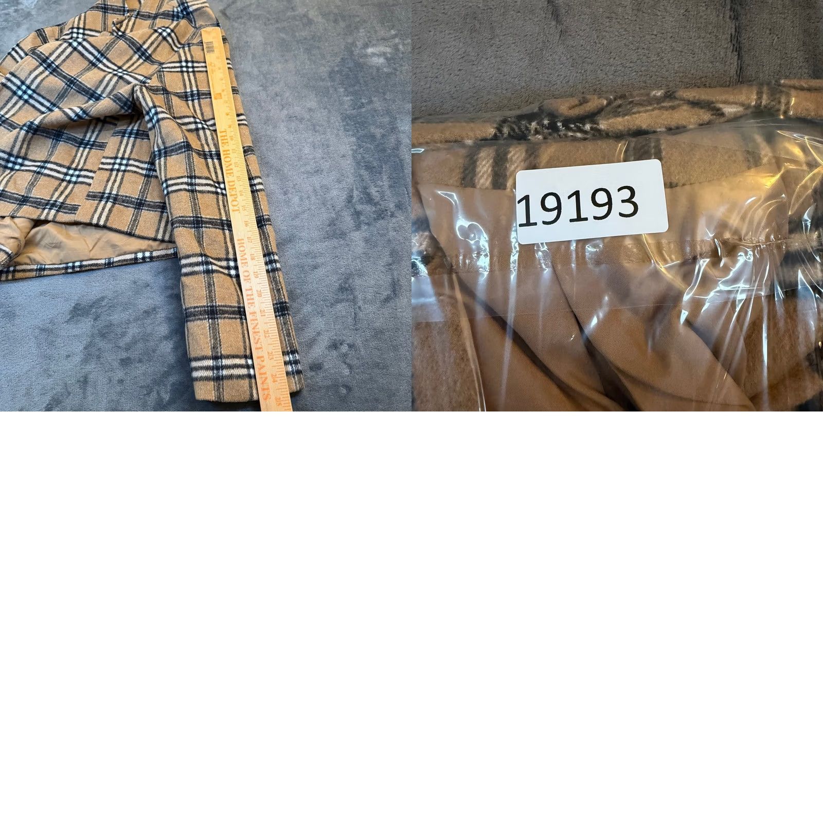 Shein SHEIN Plaid Open Front Blazer Jacket Womens XL Tan Brown Lightweight Lined Collared Casual Office Check Vintage: No Size XL / US 12-14 / IT 48-50 - 8 Thumbnail