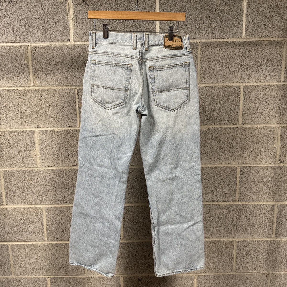 Vintage Y2K Faded Distressed Light Wash Bootcut Jeans ERD Grunge Size US 30 / EU 46 - 1 Thumbnail
