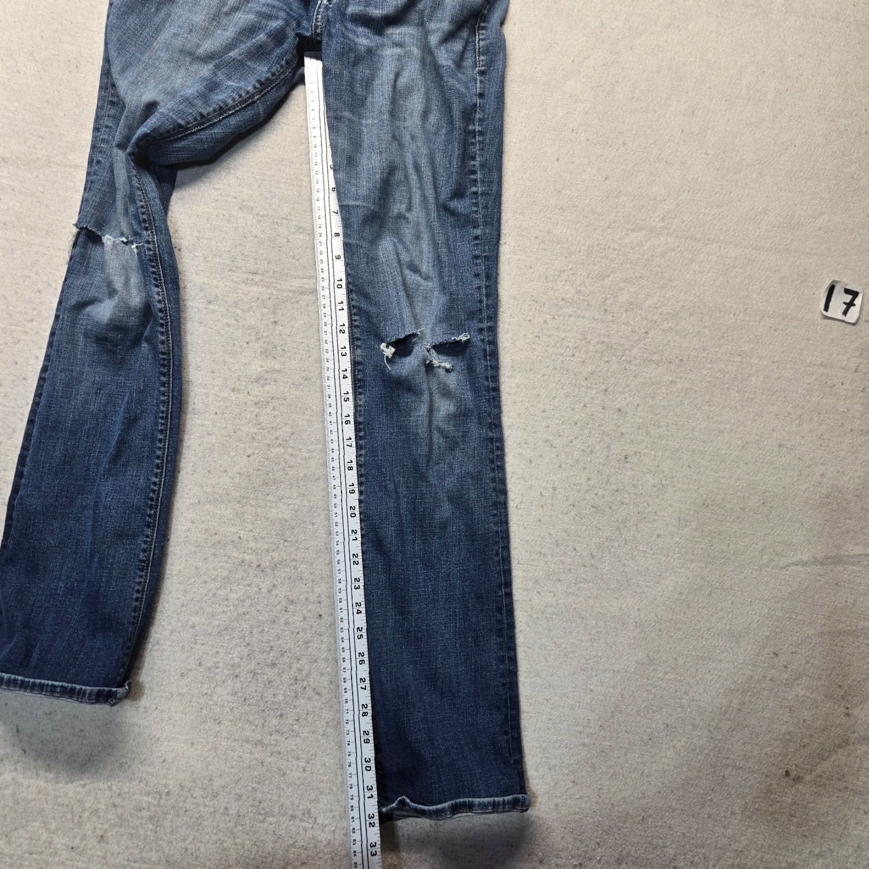 Lucky Brand LUCKY BRAND Jeans - Women’s Skinny Denim Pants 4/27 Size 4 Blue Low Rise Selvedge - Adults Women Size 27" / US 4 / IT 40 - 6 Thumbnail