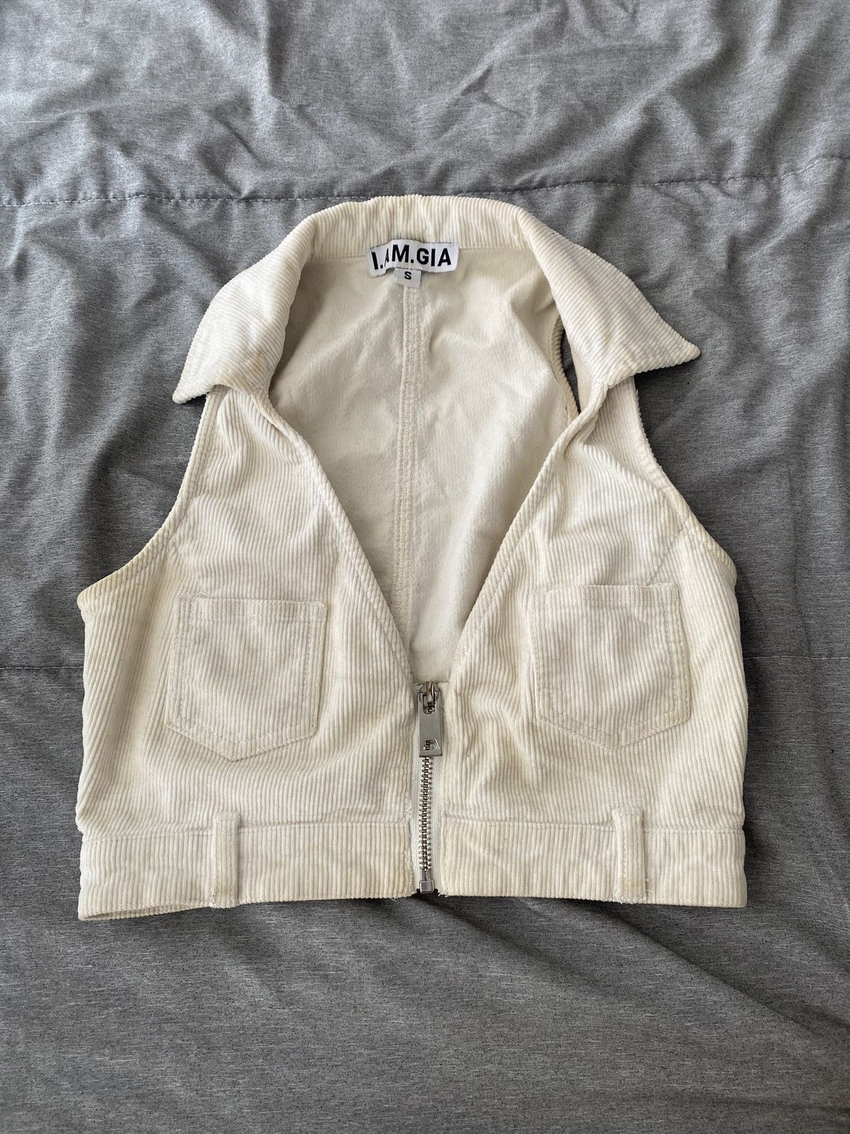 I.AM.GIA Brit Collared Cropped Top Size S / US 4 / IT 40 - 3 Thumbnail