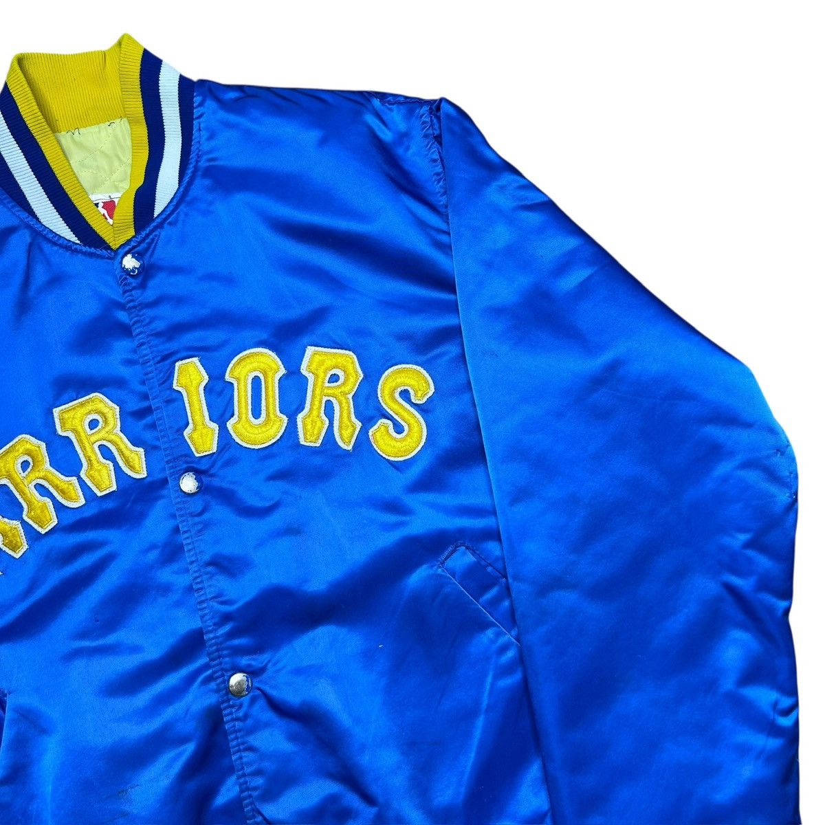 Starter 1980s NBA Golden State Warriors Starter Satin Bomber Jacket Size US L / EU 52-54 / 3 - 25 Thumbnail