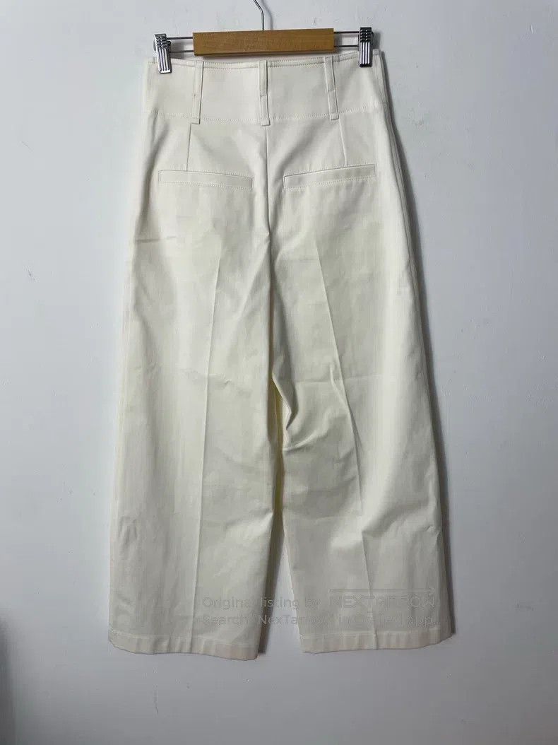 Hermes Hermes White Nine-Quarter Pants Size 42" / US 20 - 3 Thumbnail