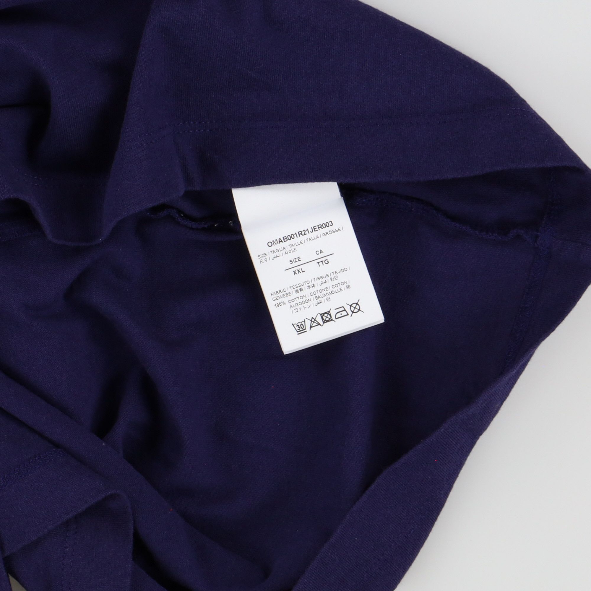 Off-White Purple Marker Arrows Long Sleeve Logo T-Shirt Size US XXL / EU 58 / 5 - 7 Thumbnail