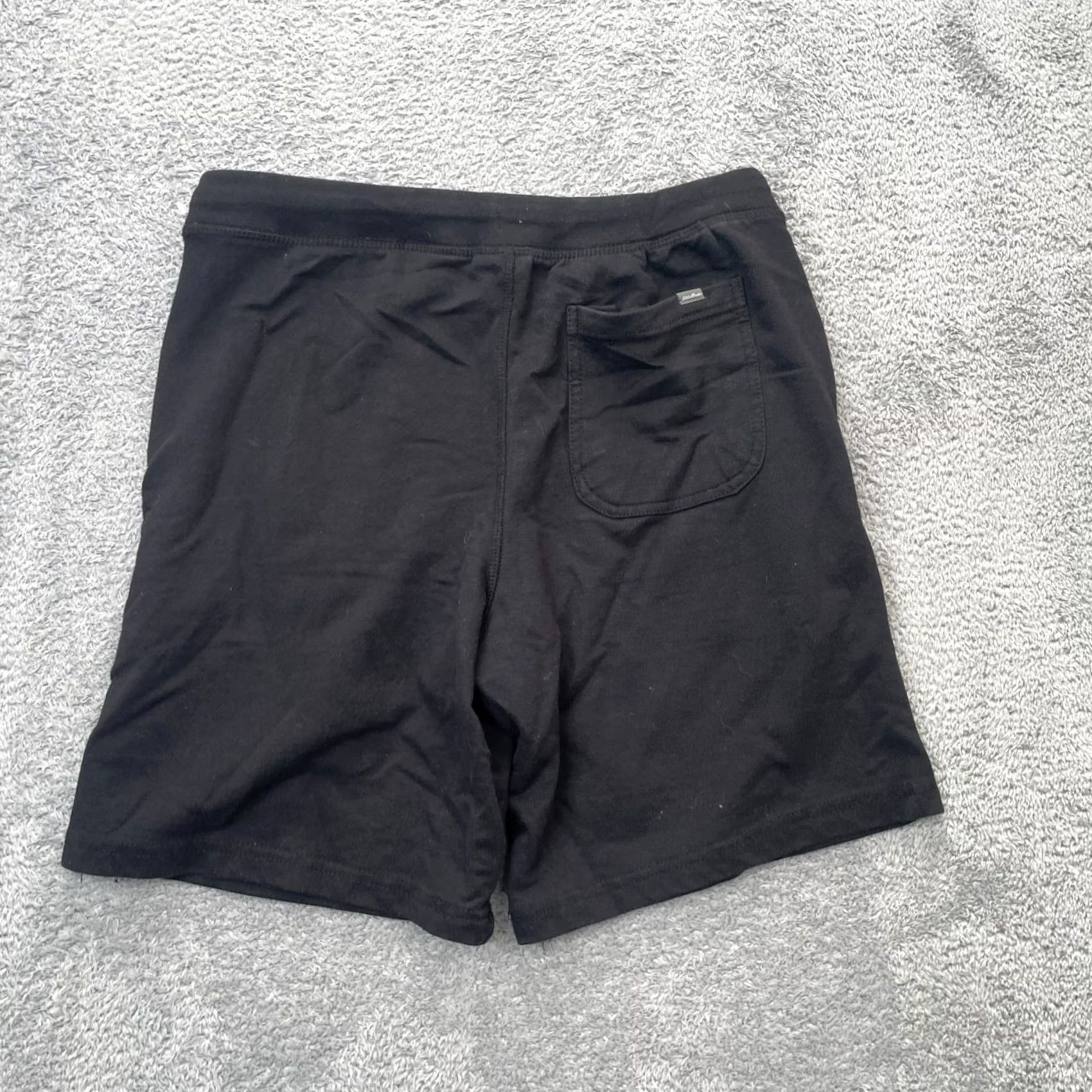 Eddie Bauer Eddie Bauer Shorts Mens Medium Black Lounge French Terry Lined Cotton Drawstring Size US 31 - 2 Thumbnail