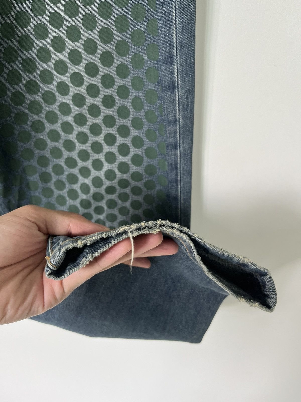 Designer × Marni Marni Denime Edition Green Polka Dot Size US 32 / EU 48 - 8 Thumbnail