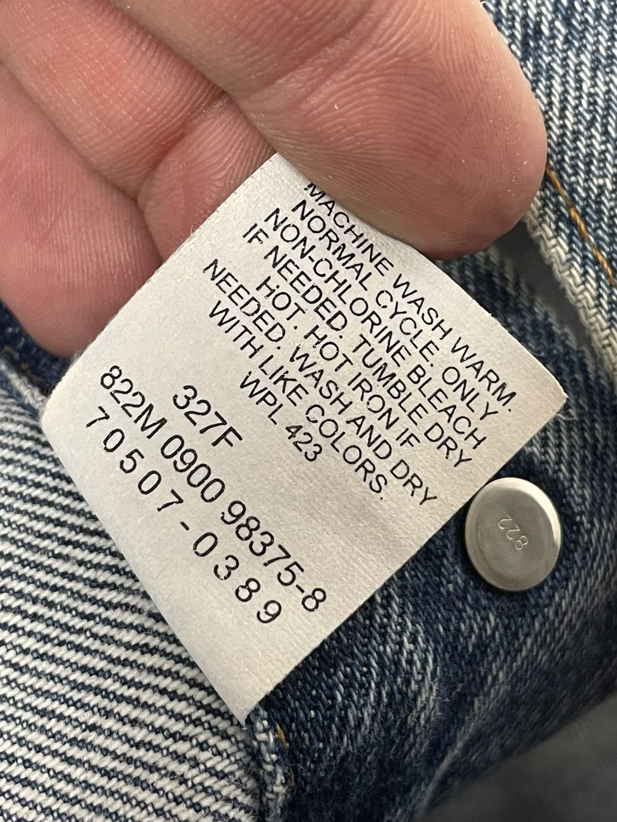 Levi's Vintage Levi’s 90s Denim Jacket Rare Made In USA Size US L / EU 52-54 / 3 - 8 Thumbnail
