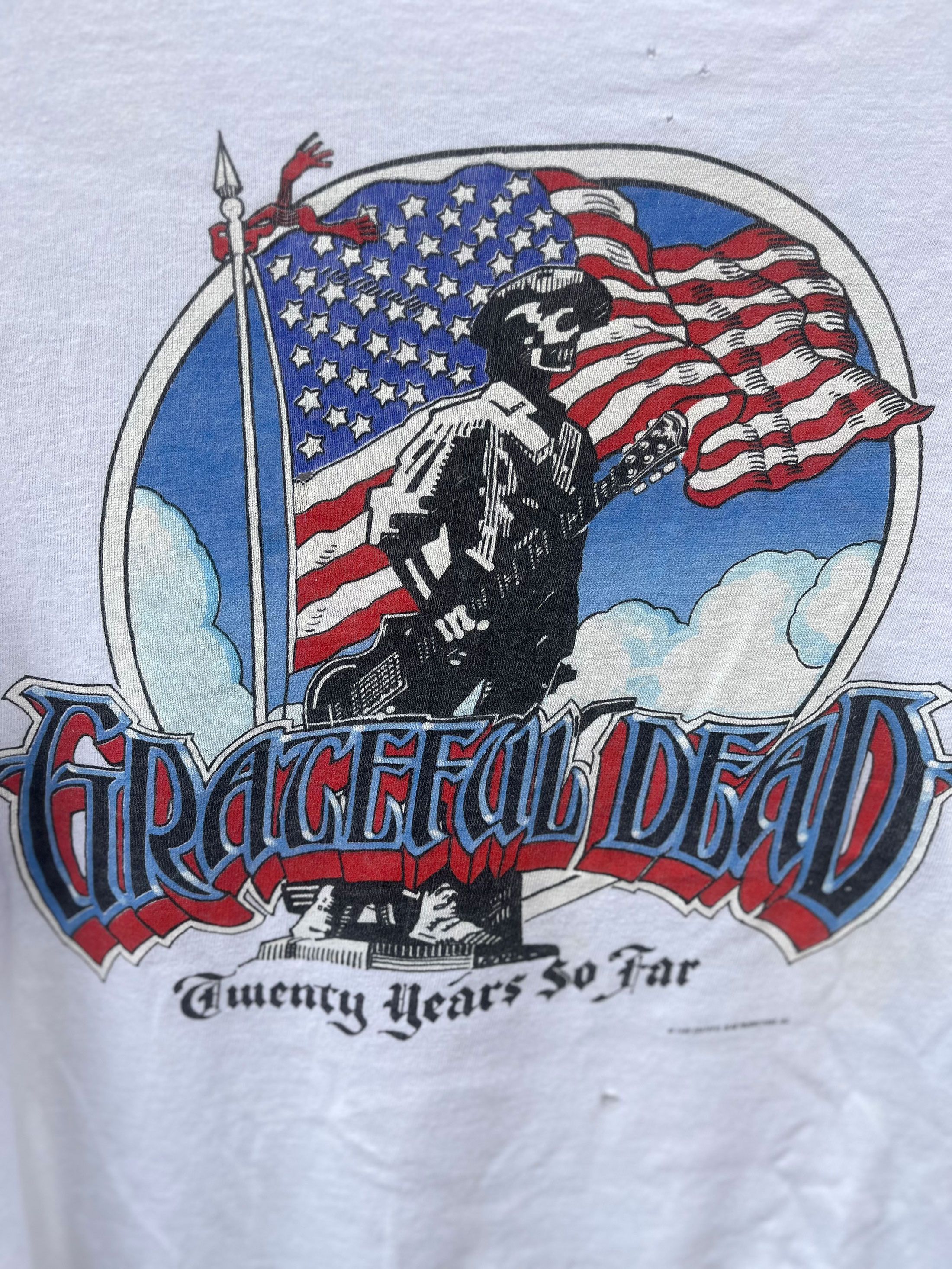 Band Tees Vintage Grateful Dead 80s Rock Promo Tour Single Stitched Size US XL / EU 56 / 4 - 2 Thumbnail