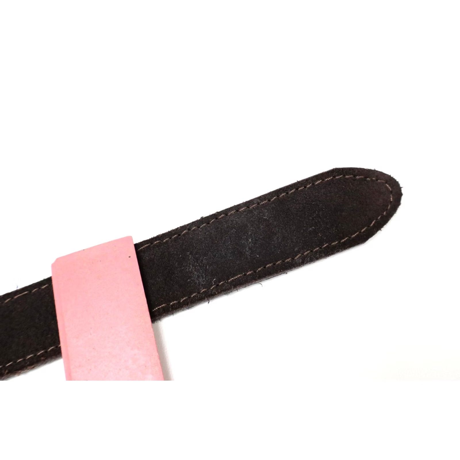 Suitsupply SUITSUPPLY Belt Women's 95/38 Brown Suede Ring Buckle Waist Size ONE SIZE - 7 Thumbnail
