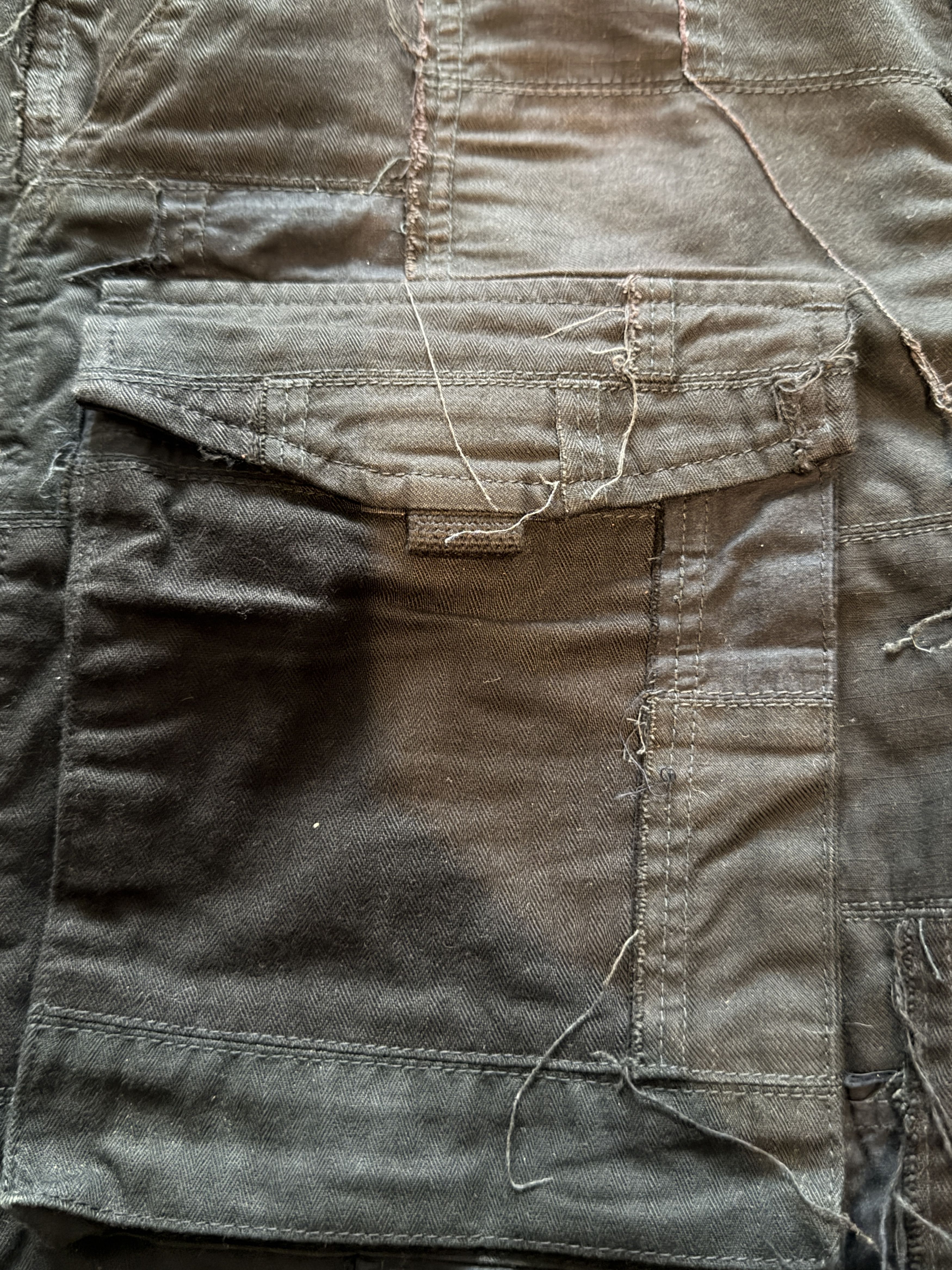 Junya Watanabe × Supreme Supreme CDG MAN Patchwork Cargo Pant Black Size US 32 / EU 48 - 4 Thumbnail