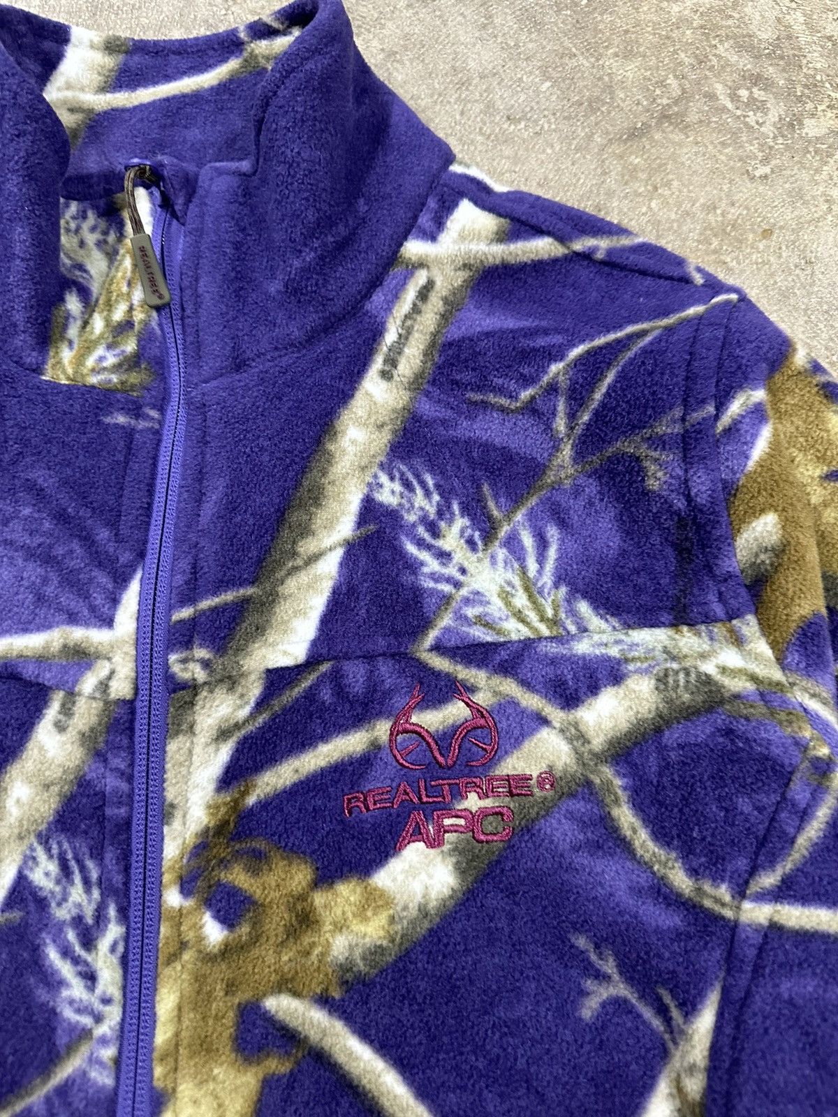 Realtree Crazy Y2K Realtree Camo Purple Fleece Jacket Size M / US 6-8 / IT 42-44 - 5 Thumbnail