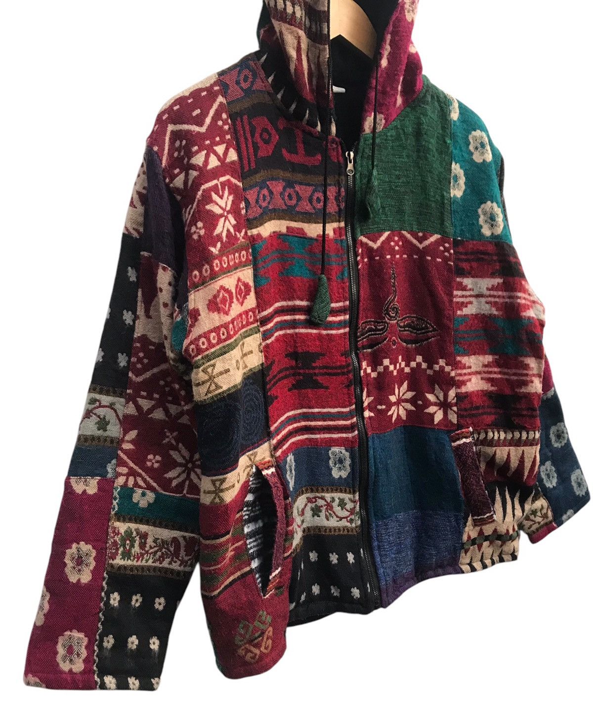Other Pop Art Hoodie Patchwork Multicolour Sweater Size US M / EU 48-50 / 2 - 6 Thumbnail