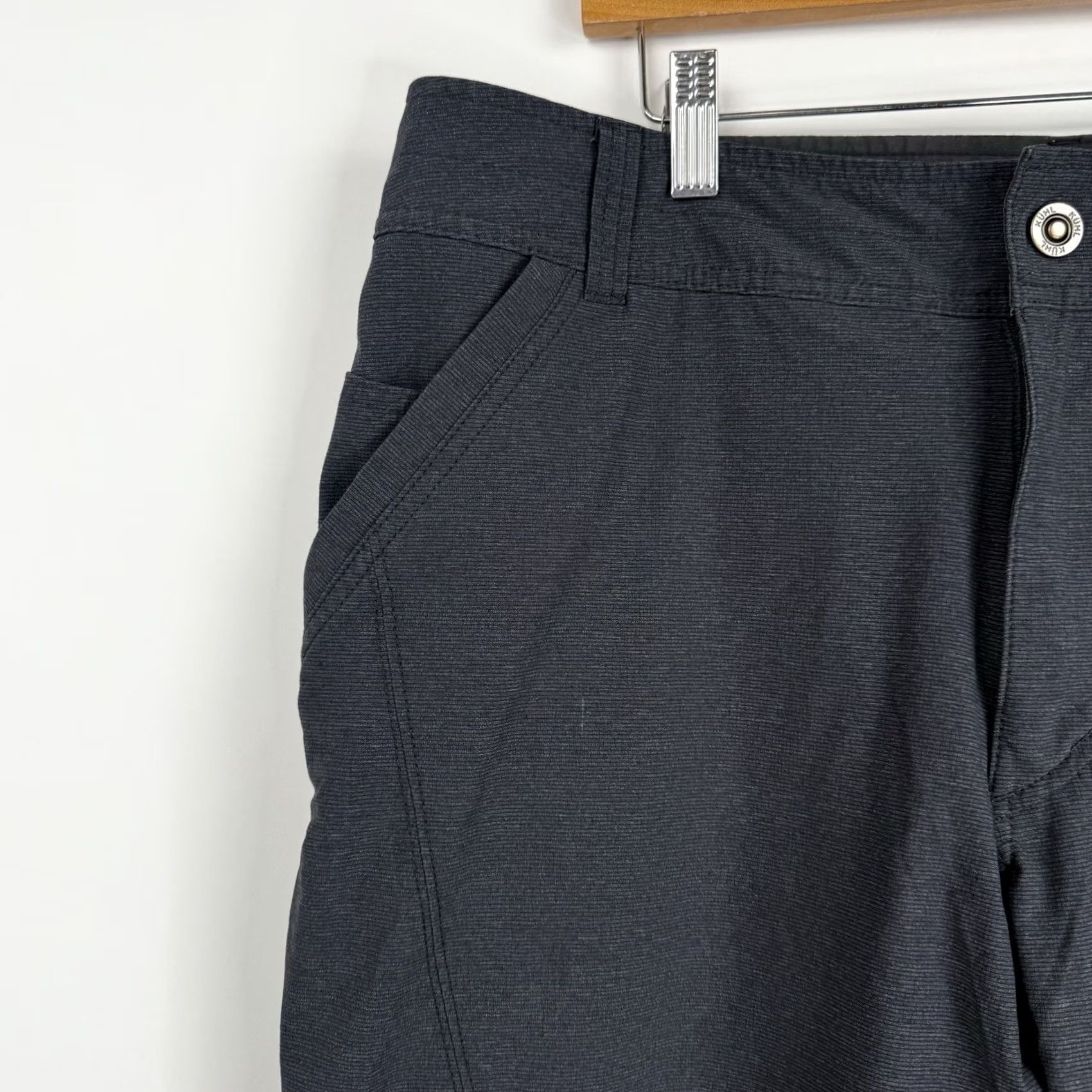 Vintage Kuhl DECEPTR Pants Mens 36x29 Gray Lightweight Stretch Travel Chino Hiking Pants Size US 36 / EU 52 - 3 Thumbnail