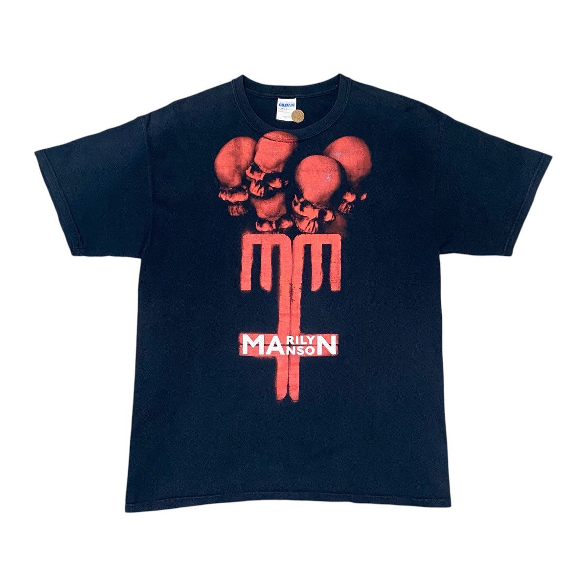 Band Tees × Marilyn Manson × Vintage Marilyn Manson Vintage Y2K Rock Band Tee Rare Size US L / EU 52-54 / 3 - 1 Thumbnail