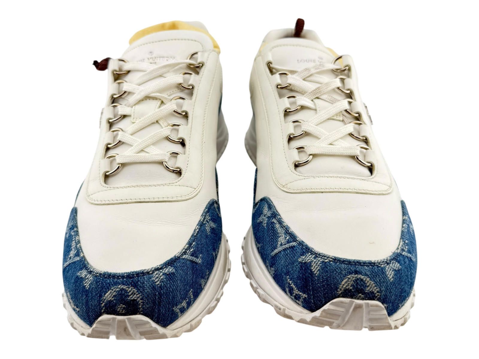 Louis Vuitton Louis Vuitton Denim White Sneakers Uk 9.5 Used No Box Size US 9.5 / EU 42-43 - 2 Thumbnail