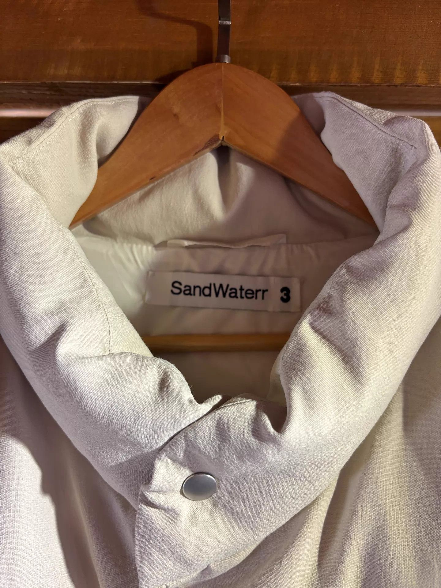 Other sandwaterr x Padd Lmt Oversized Ivory Gray Down Vest Size US L / EU 52-54 / 3 - 2 Thumbnail