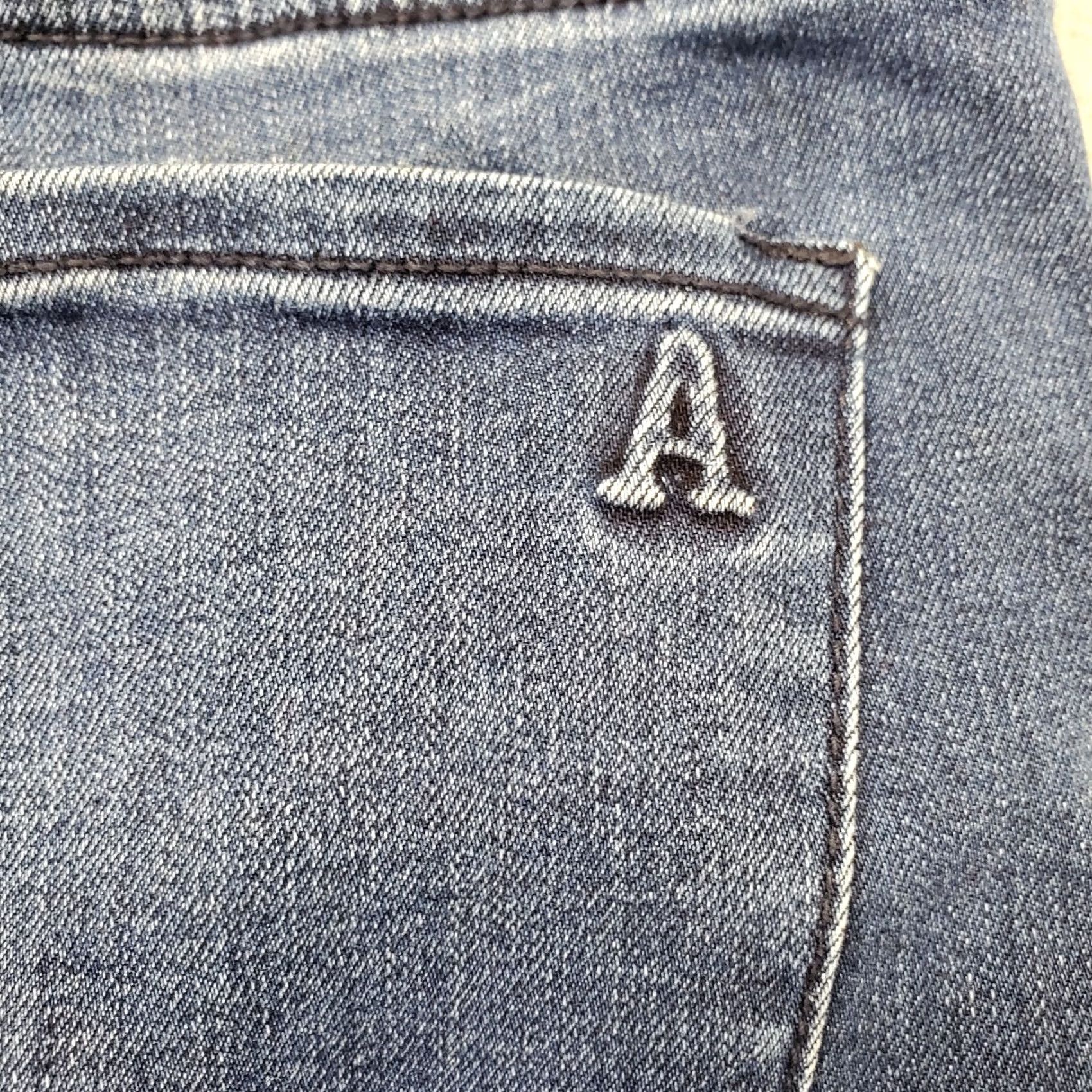 Vintage Articles of Society Jeans Womens 27 Blue Denim Frayed Hem Stretch Skinny Regular 5-Pocket Denim Blue 90s Outdoor Mens Womens Girls Boys Size 27" / US 4 / IT 40 - 8 Thumbnail