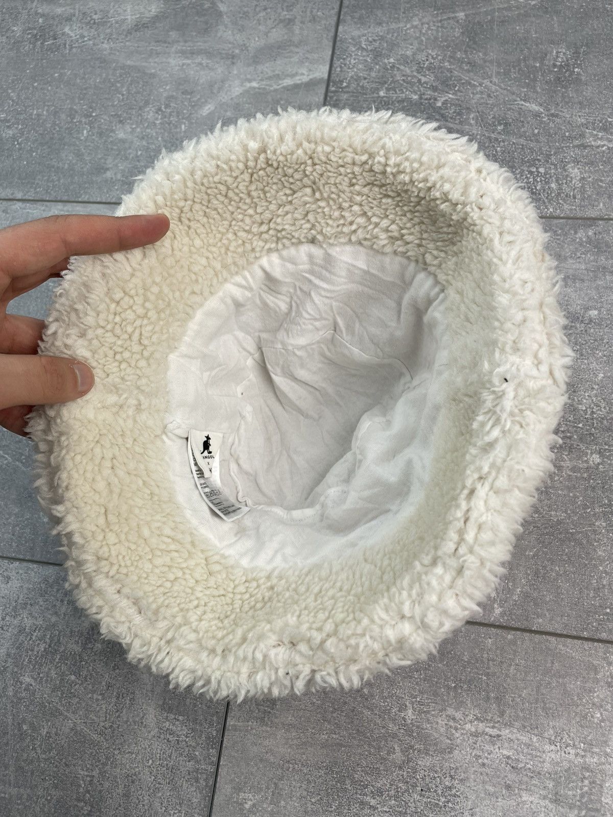 Kangol Kangol x H&M Faux Shearling Bucket Hat Size ONE SIZE - 4 Thumbnail