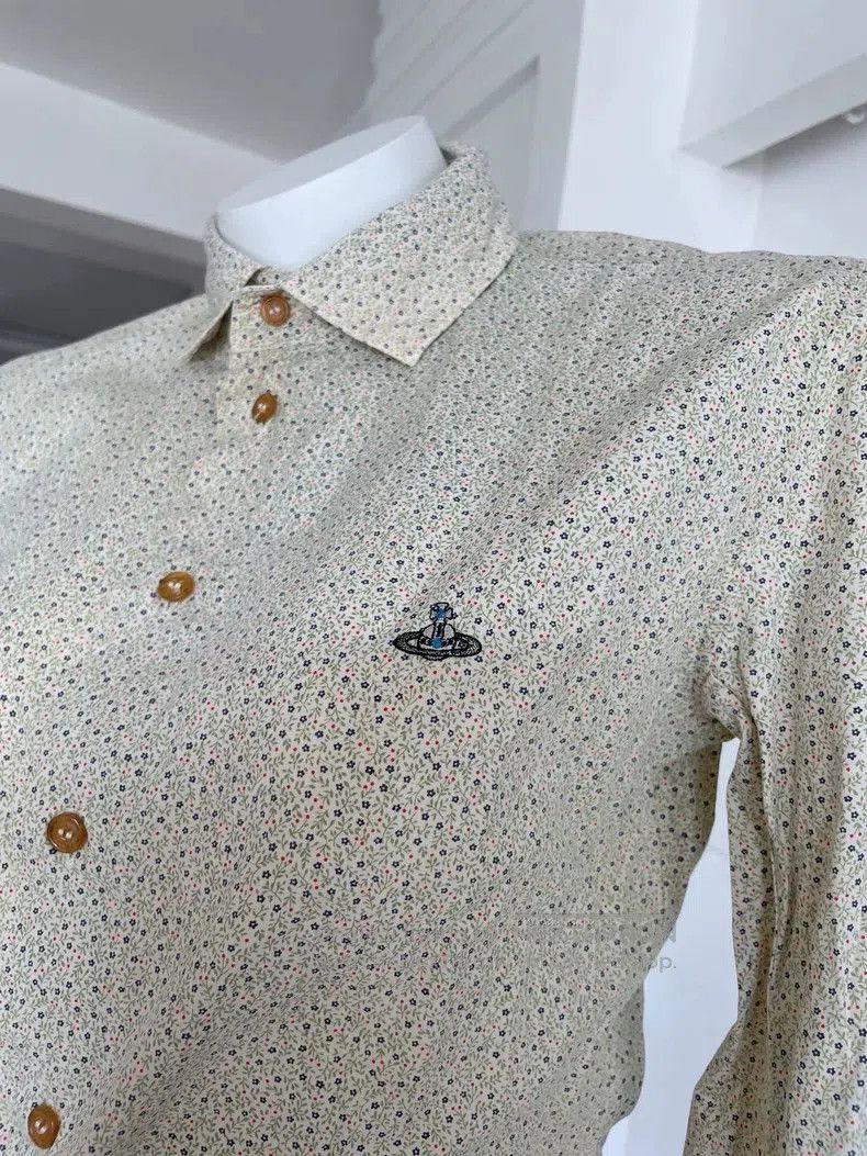Vivienne Westwood Vivienne Westwood Floral Long Sleeve Shirt. Size US M / EU 48-50 / 2 - 4 Thumbnail