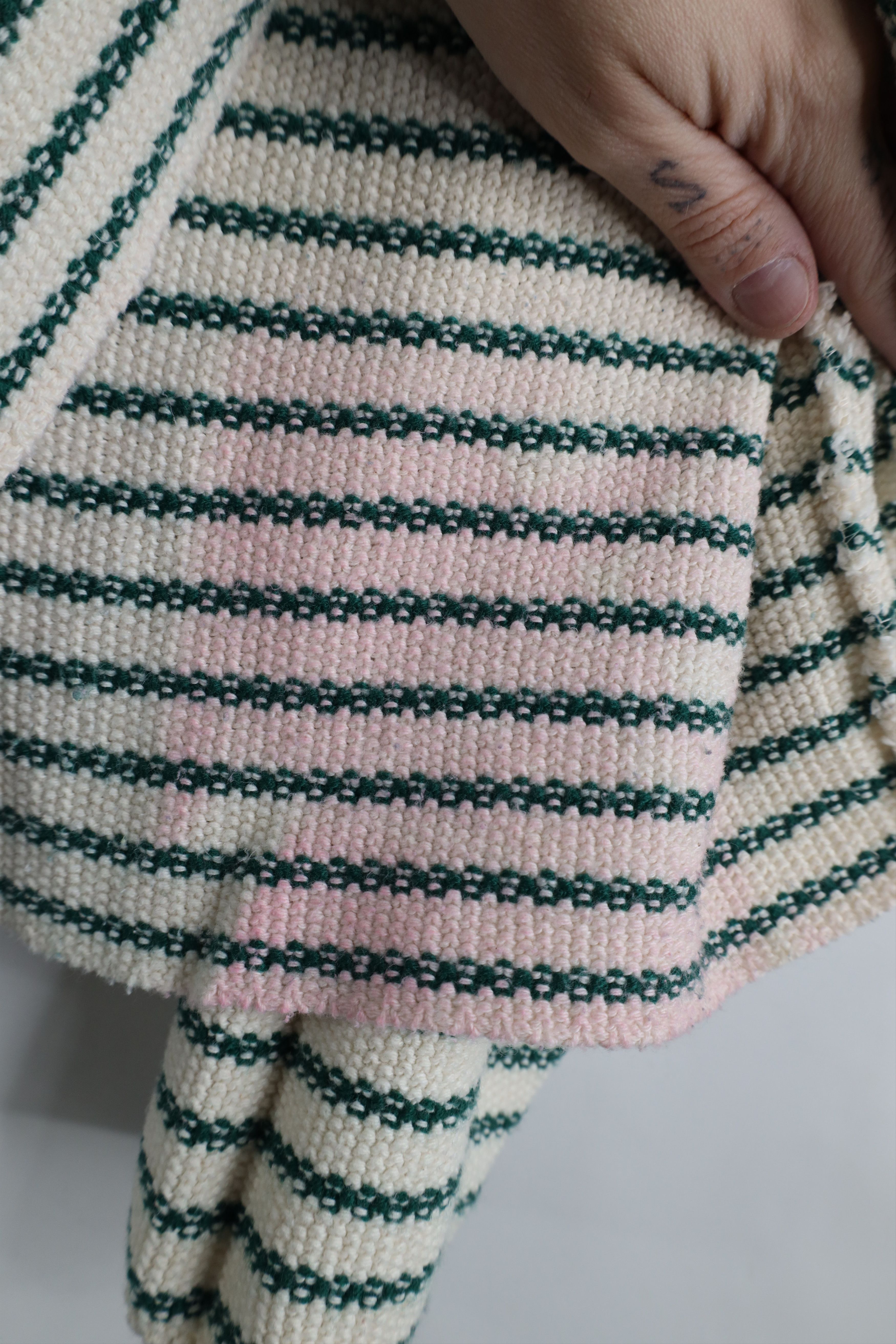 Vintage Vintage 90s Streetwear Boxy Striped Knit Henley Sweater USA Size M / US 6-8 / IT 42-44 - 11 Thumbnail