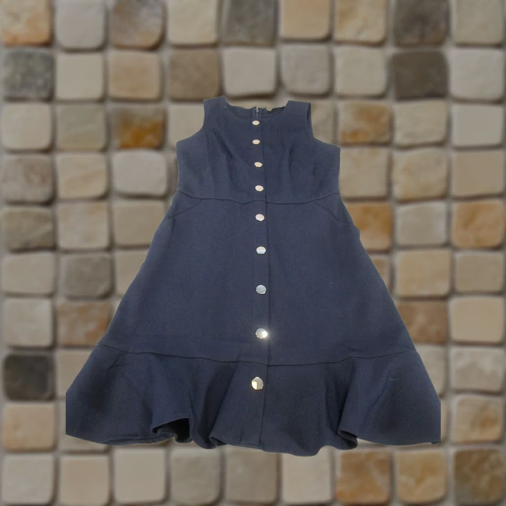 Loft LOFT Blue Cotton Sleeveless Mini Dress Womens 00P Petite Casual Short 00P Womens Ballet Shirt? Size XXS / US 00 / IT 34 - 1 Thumbnail