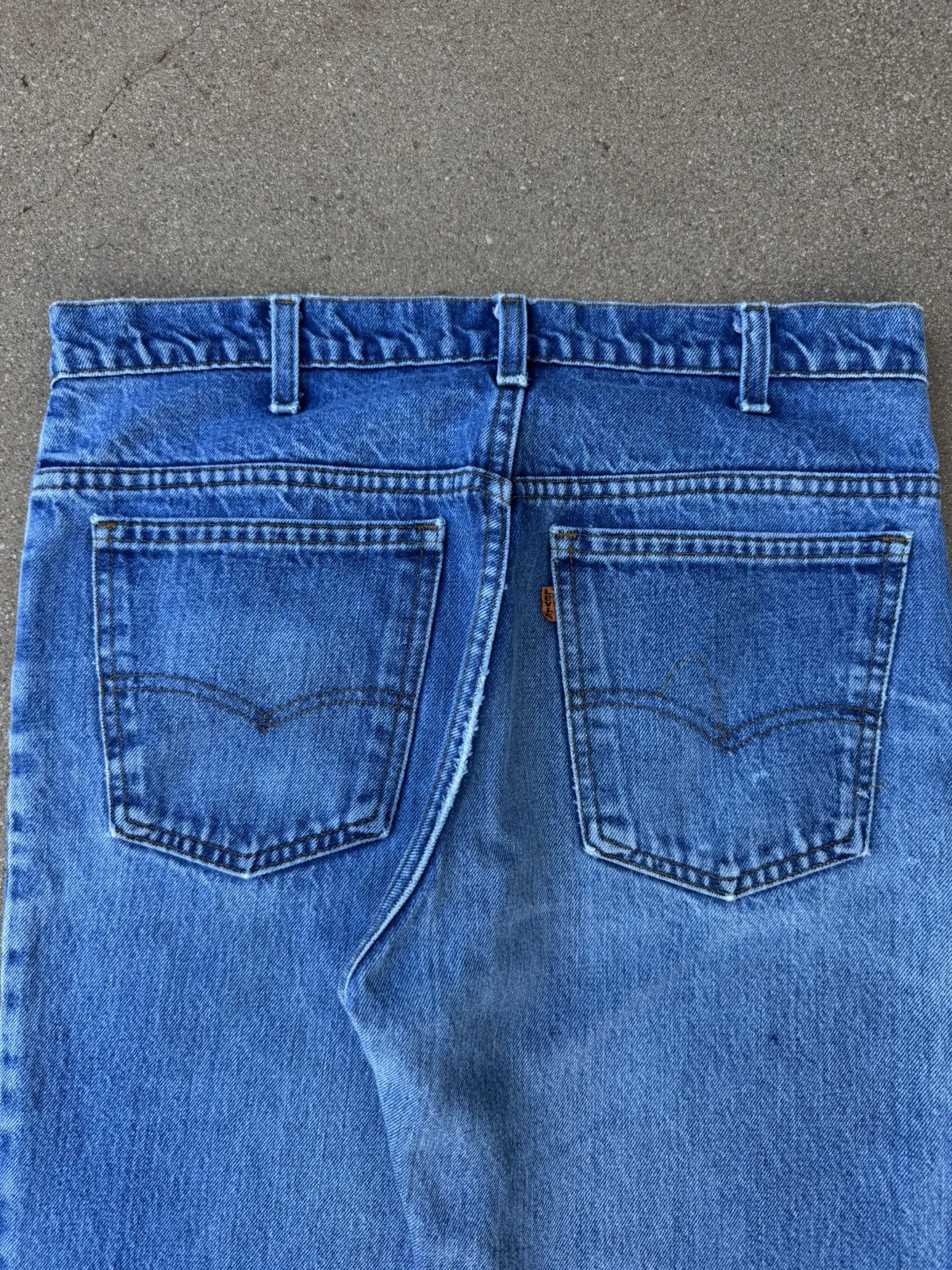 Levi's Vtg 80’s Levi’s 646 Orange Tab Bellbottom Flare Jeans 33x29 Size US 33 - 6 Thumbnail
