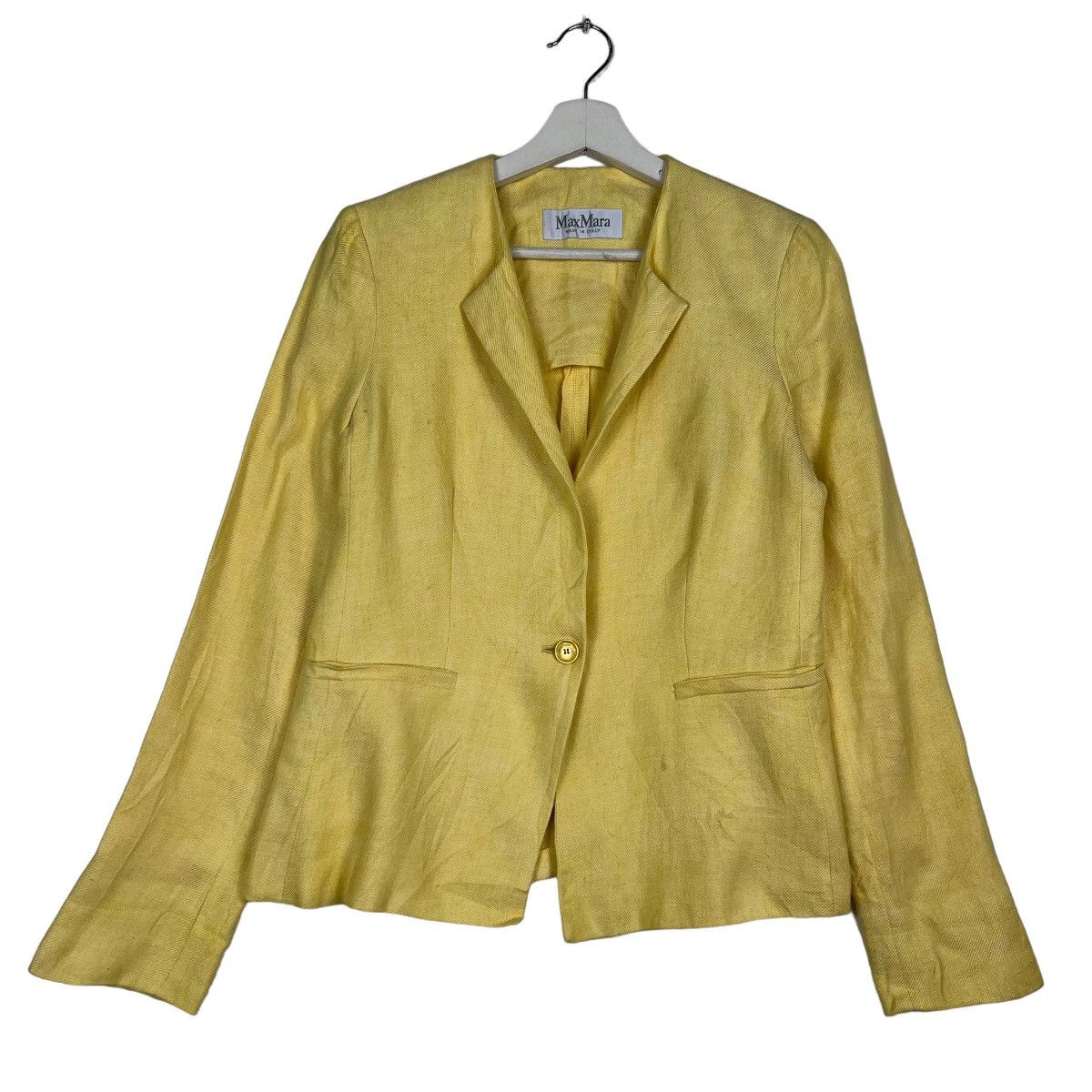 Max Mara 🔥 MAX MARA BLAZER JACKET Size M / US 6-8 / IT 42-44 - 2 Thumbnail