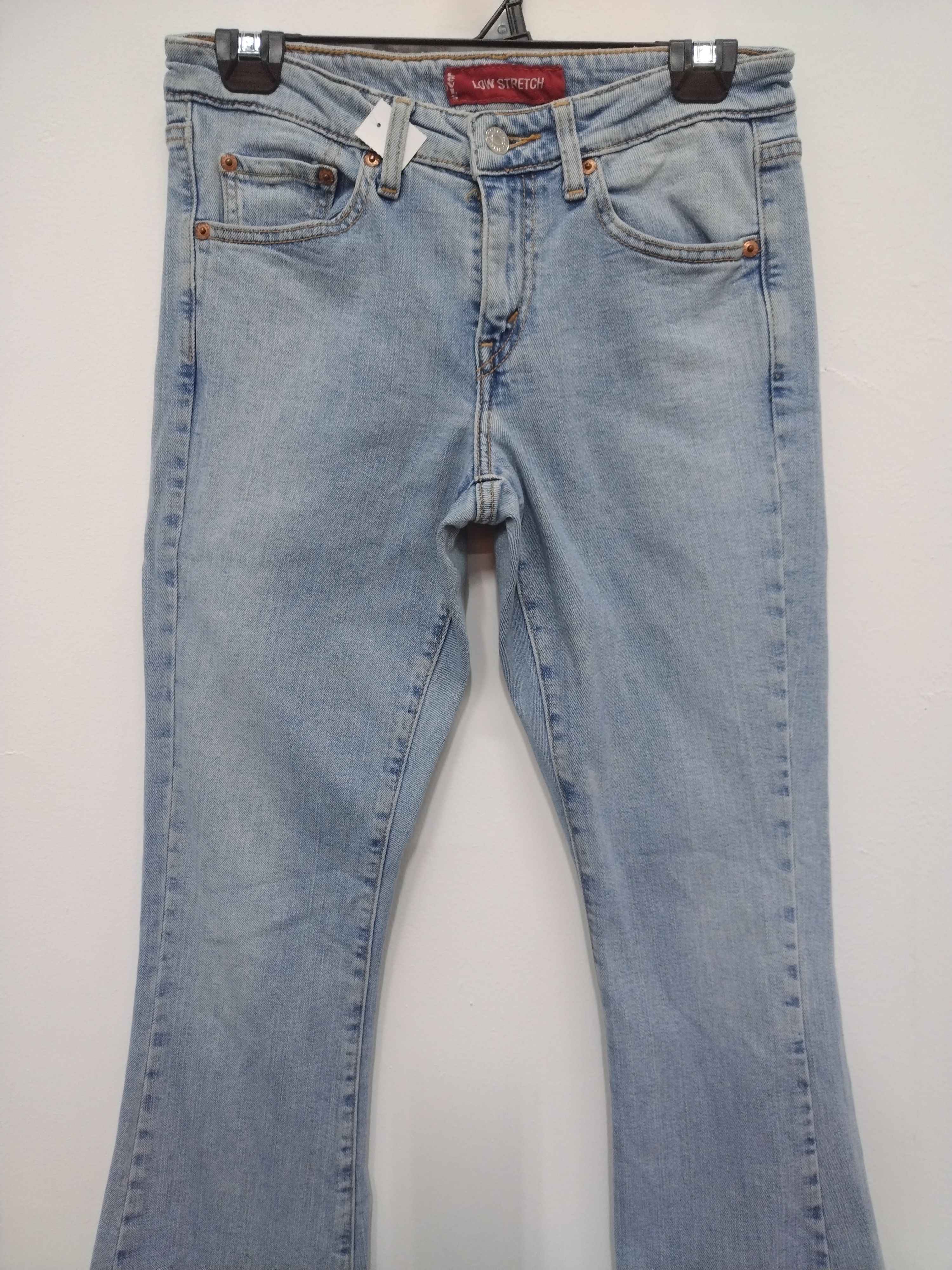 Levi's × Vintage NICE VTG LEVI'S 519 Zipper Low Stretch BOOT CUT Flare DESIGN Size 29" - 5 Thumbnail