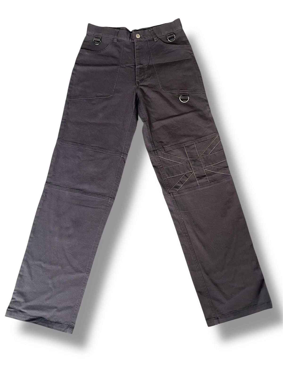 Japanese Brand SLASH NUMBER PUNK BONDAGE STYLE PANT Size US 28 / EU 44 - 1 Thumbnail