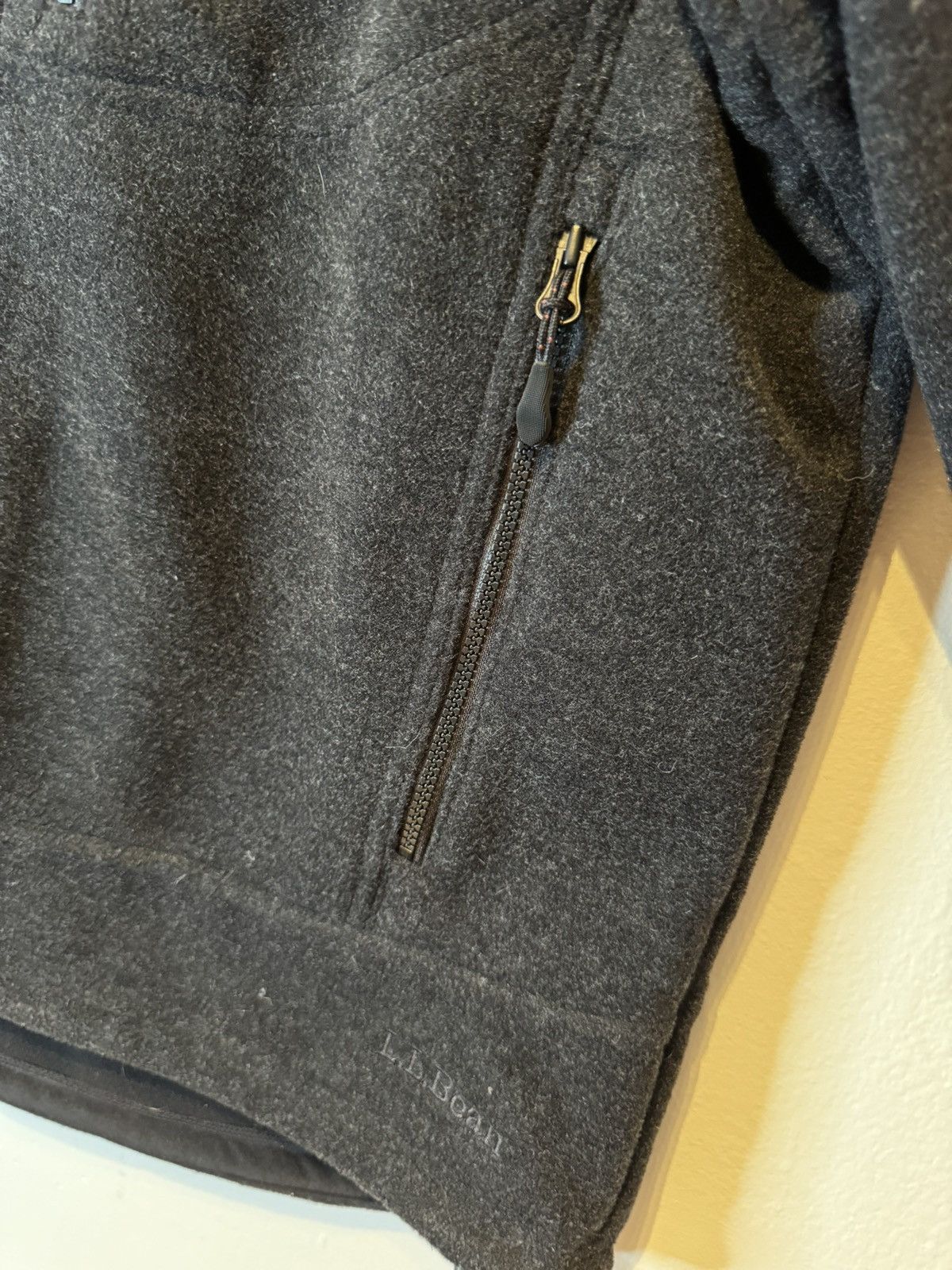 L.L. Bean LL Bean Mens Small Soft Shell Wool Blend Full Zip Up Jacket Size US S / EU 44-46 / 1 - 4 Thumbnail