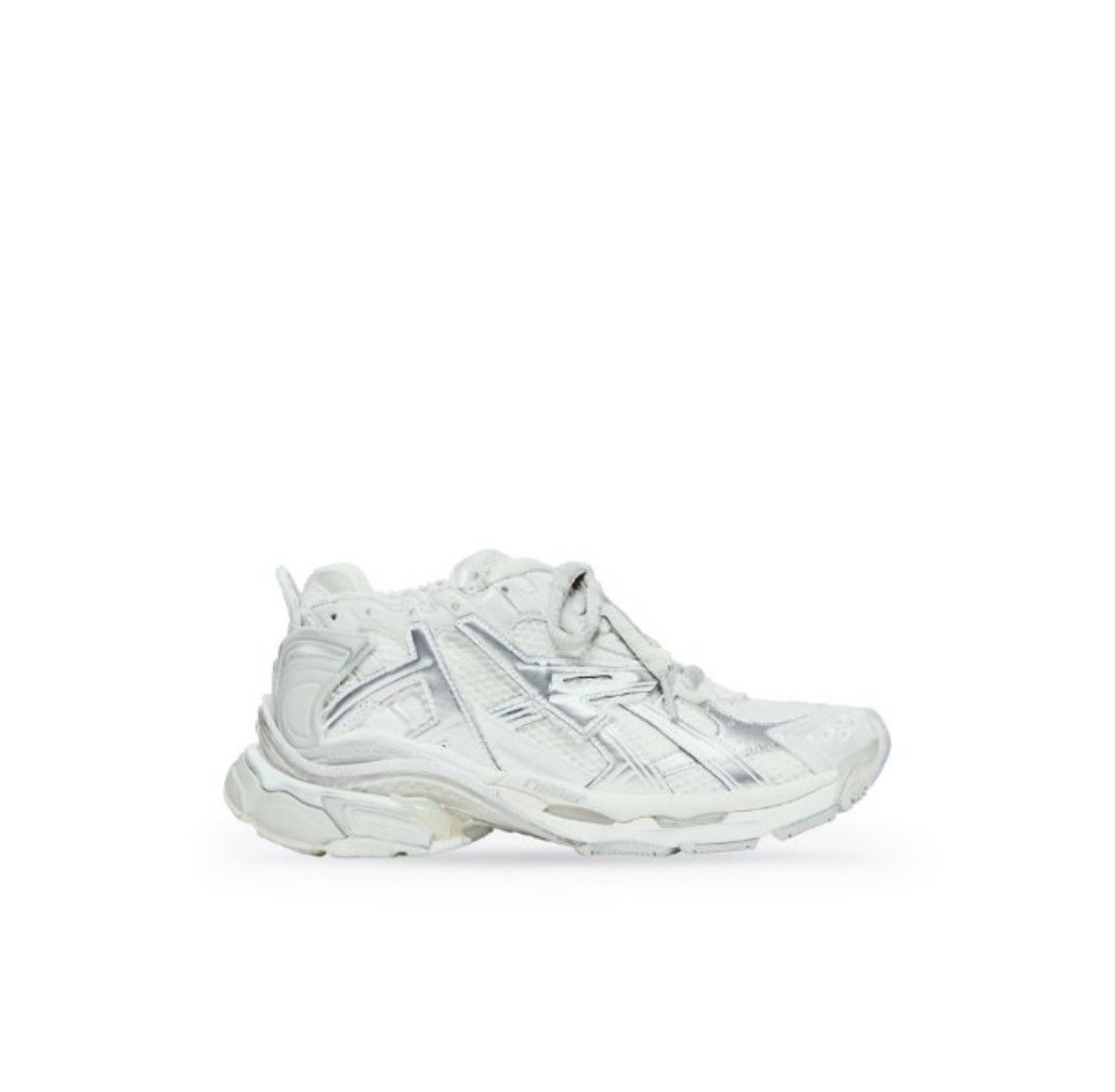 Balenciaga White Runner Sneakers Size US 14 / EU 47 - 1 Thumbnail