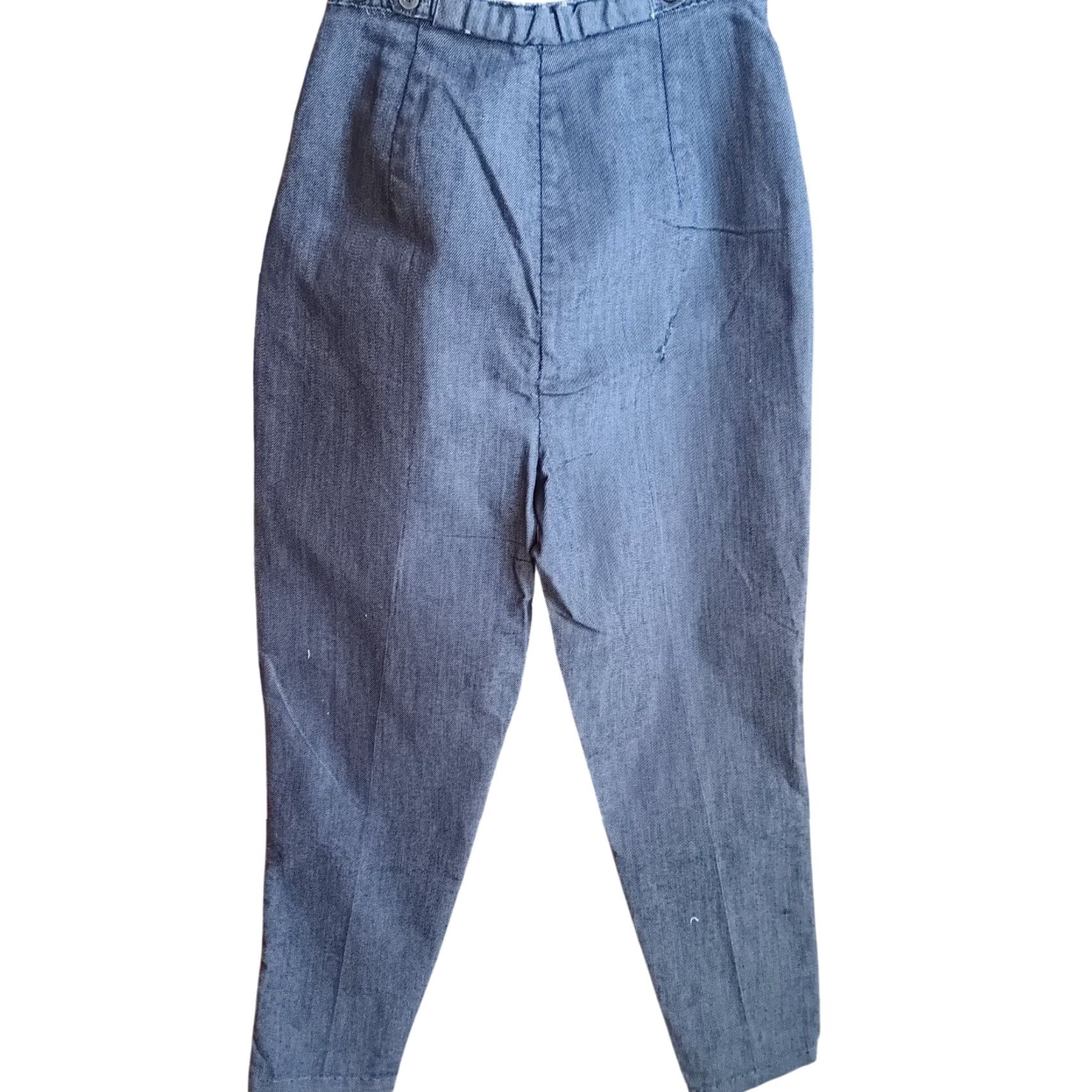 VINTAGE 1960s Rockabilly High-Waisted Capris Jeans Women's 24x26