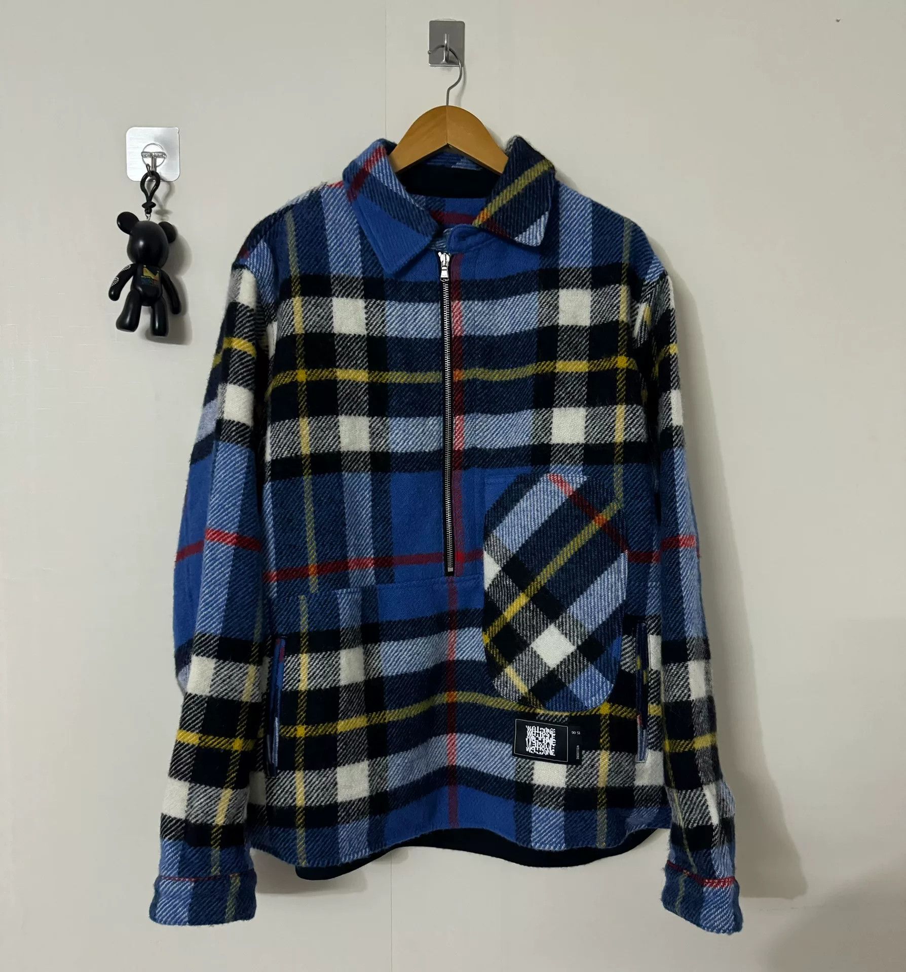 WE11DONE we11done half-zip plaid jacket Size US M / EU 48-50 / 2 - 1 Thumbnail