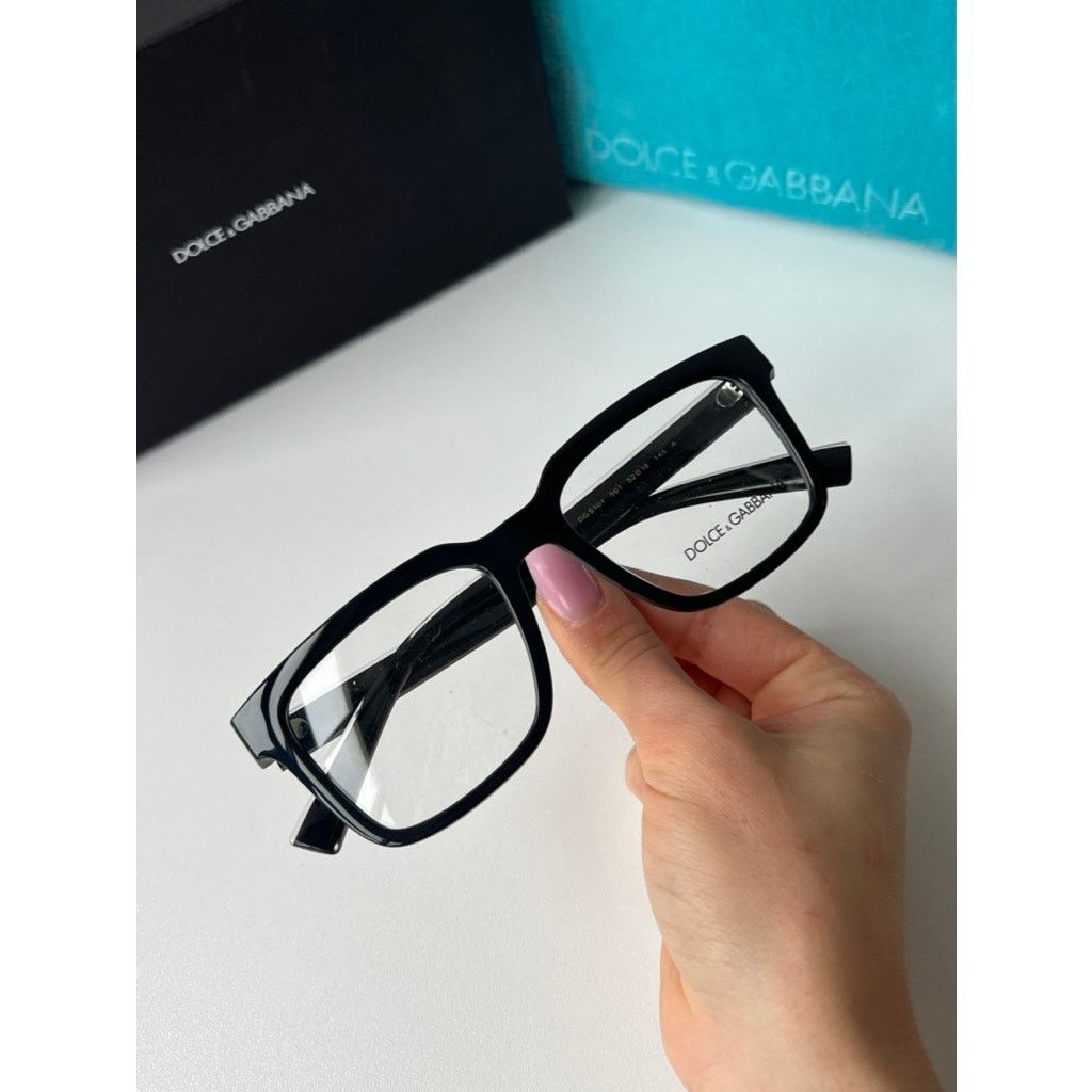 Dolce & Gabbana NEW Dolce Gabbana DG5101 Black Logo Eyeglasses Frames Size ONE SIZE - 3 Thumbnail