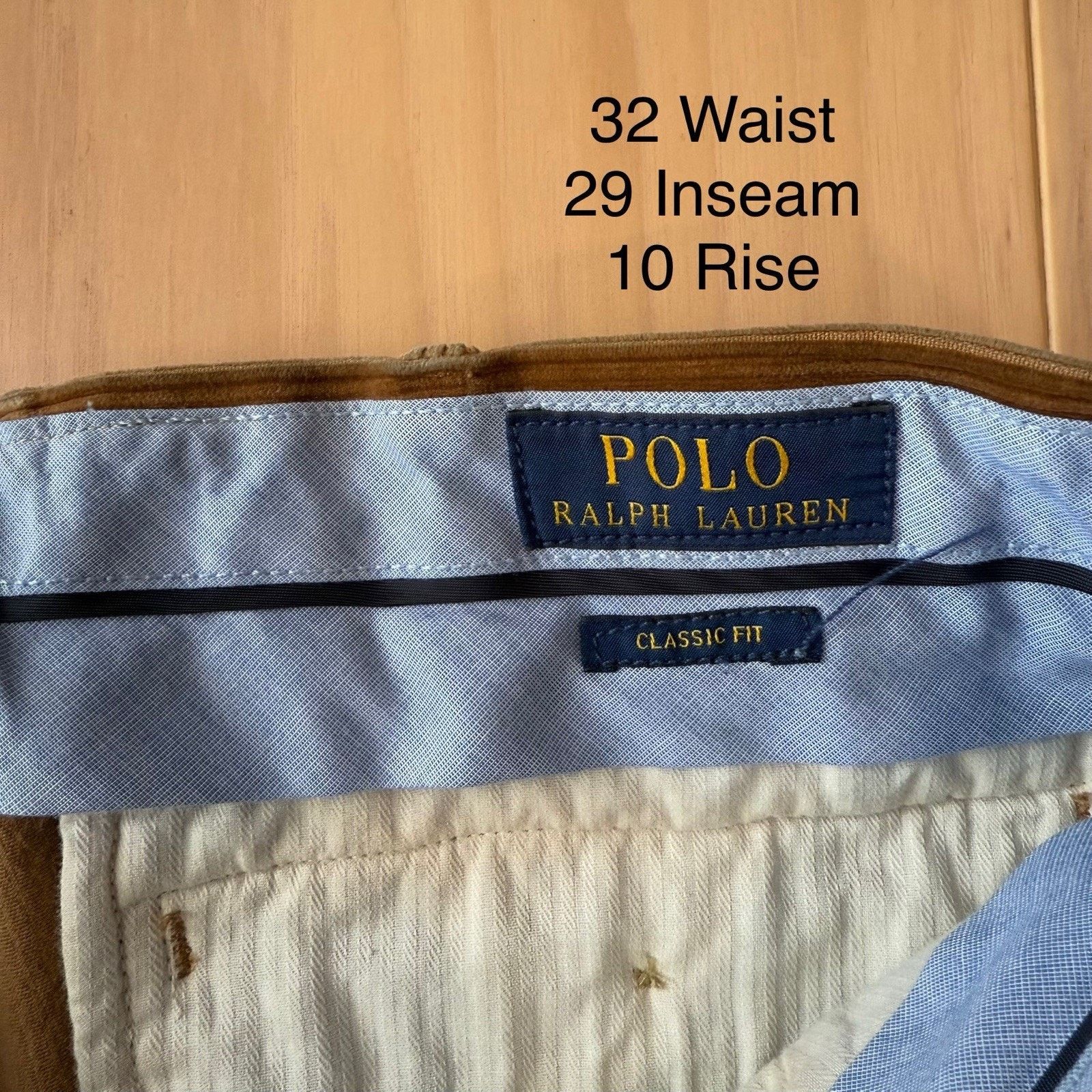 Polo Ralph Lauren Polo Ralph Lauren Corduroy Pants 32 Brown Casual Workwear Size US 32 / EU 48 - 5 Thumbnail