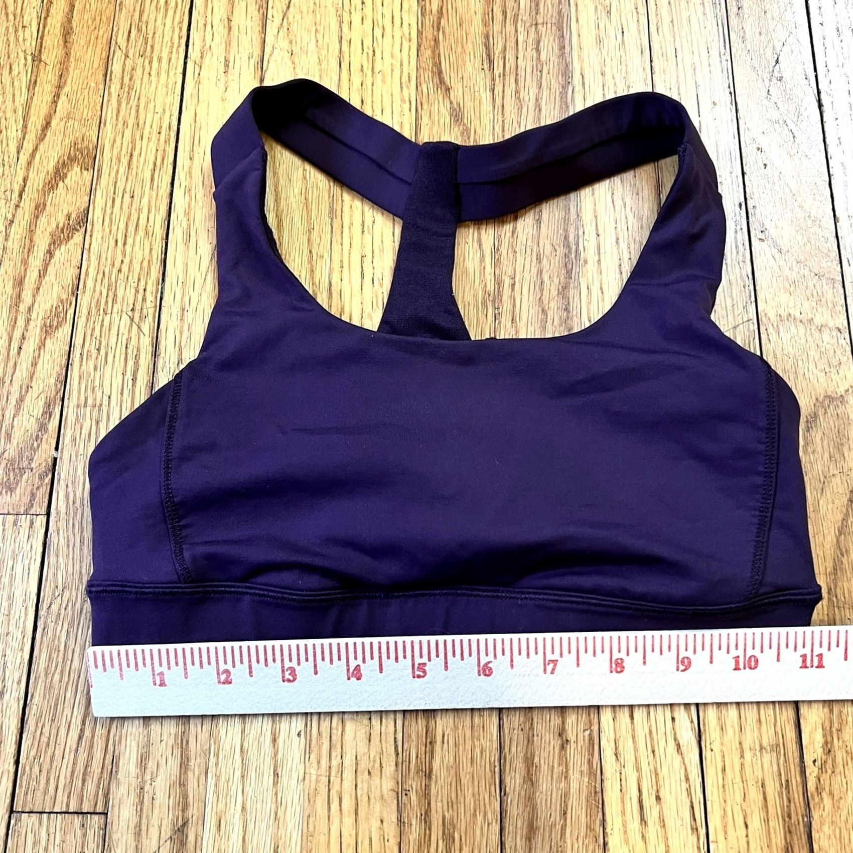 Lululemon Lululemon Sports Bra Sz 2 Purple Y back Z40416 Thick Strap Plum XS XS Size ONE SIZE - 5 Thumbnail