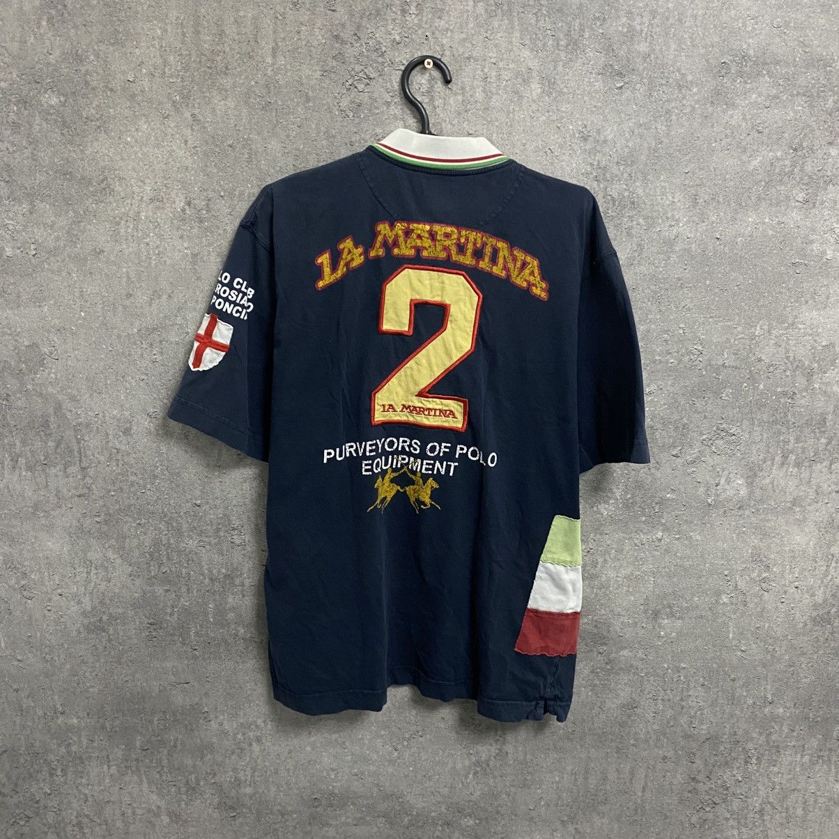 La Martina Vintage La Martina Italia Polo Team Polo T Shirt Rugby Size US XL / EU 56 / 4 - 1 Thumbnail
