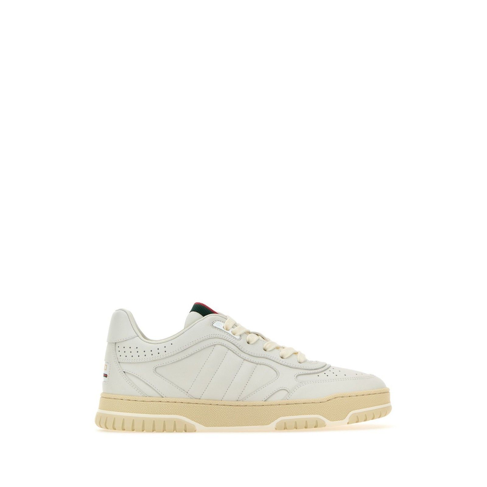 GUCCI Re Web White Leather Sneakers New & Authentic (Women's