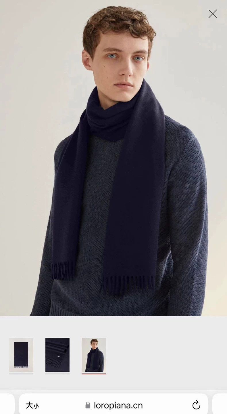 Loro Piana LORO PIANA size175*43cm Cashmere scarf Size ONE SIZE - 1 Thumbnail