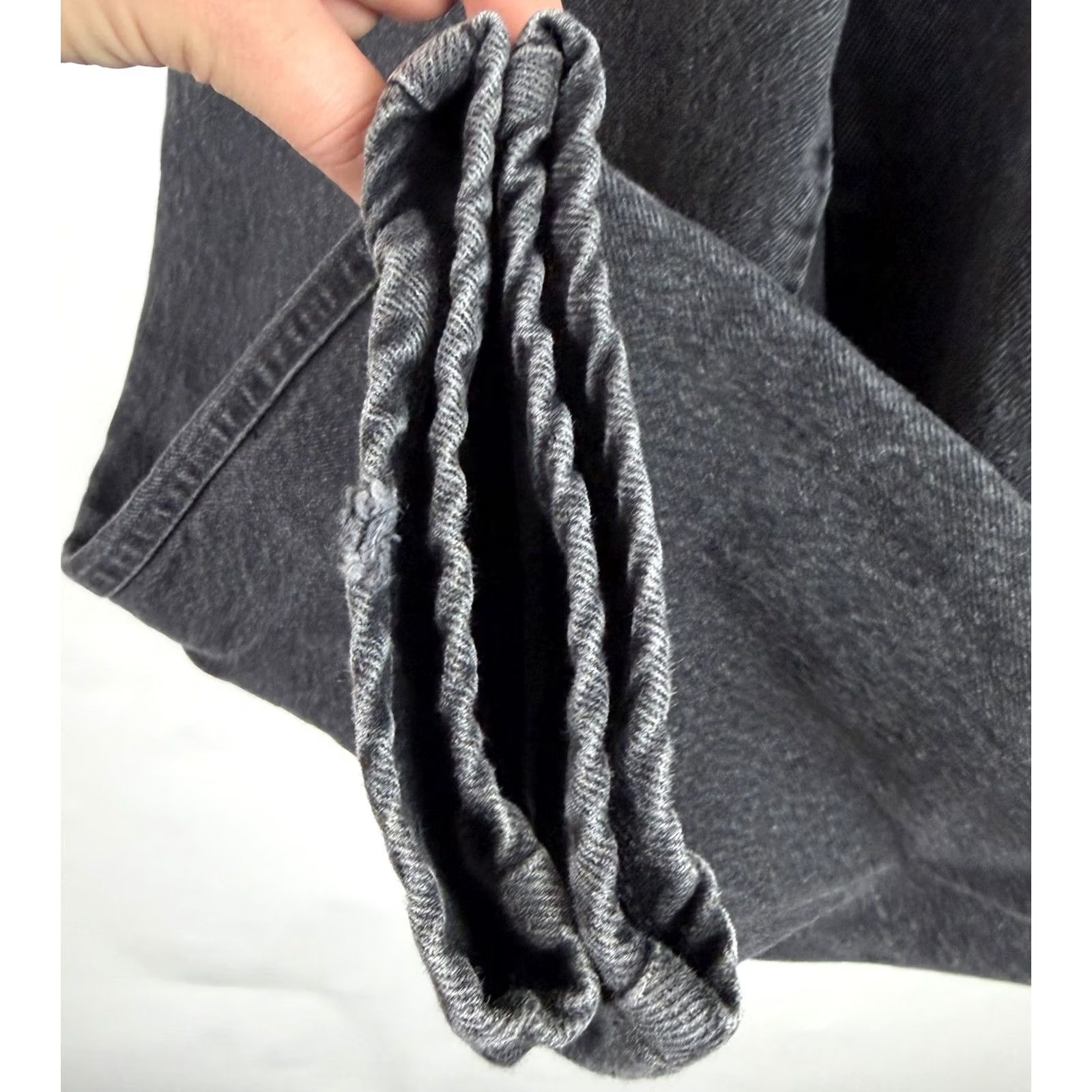 Vintage VINTAGE Gitano Jeans Womens 27x27 27 27x27 Relaxed High Rise Tapered Faded Black Denim 90s Womens Jeans Size 27" / US 4 / IT 40 - 7 Thumbnail