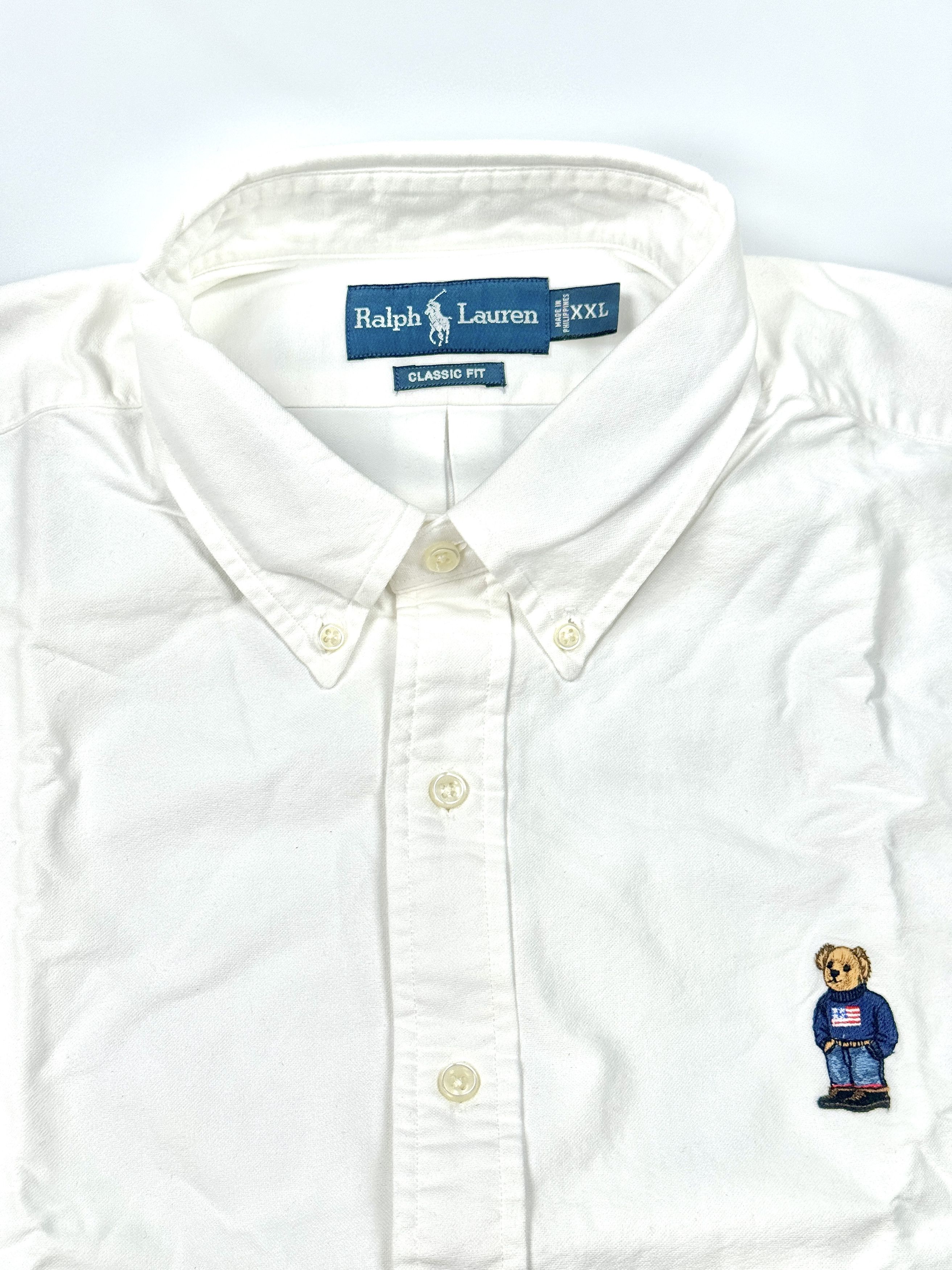 Polo Ralph Lauren POLO RALPH LAUREN XXL 2013 VINTAGE POLO BEAR OXFORD SHIRT Size US XXL / EU 58 / 5 - 3 Thumbnail