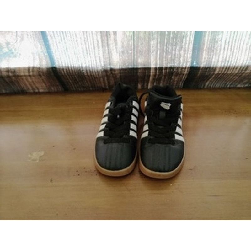 K-Swiss K-Swiss Classic Low Top Sneakers Black White 5-Stripe 11.5 Size US 11.5 / EU 44-45 - 3 Thumbnail